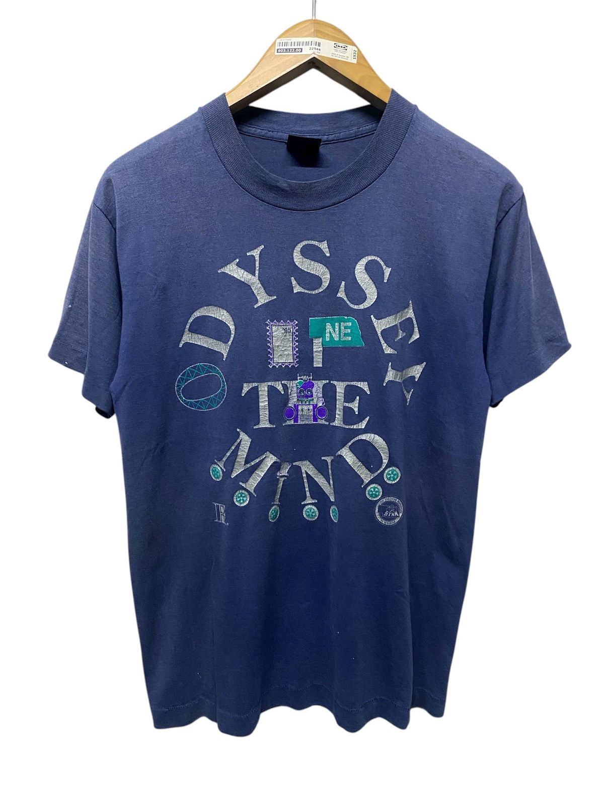 Arts & Science Vintage 90s Odyssey In The Mind Single Stitch Tee Size US M / EU 48-50 / 2 - 1 Thumbnail