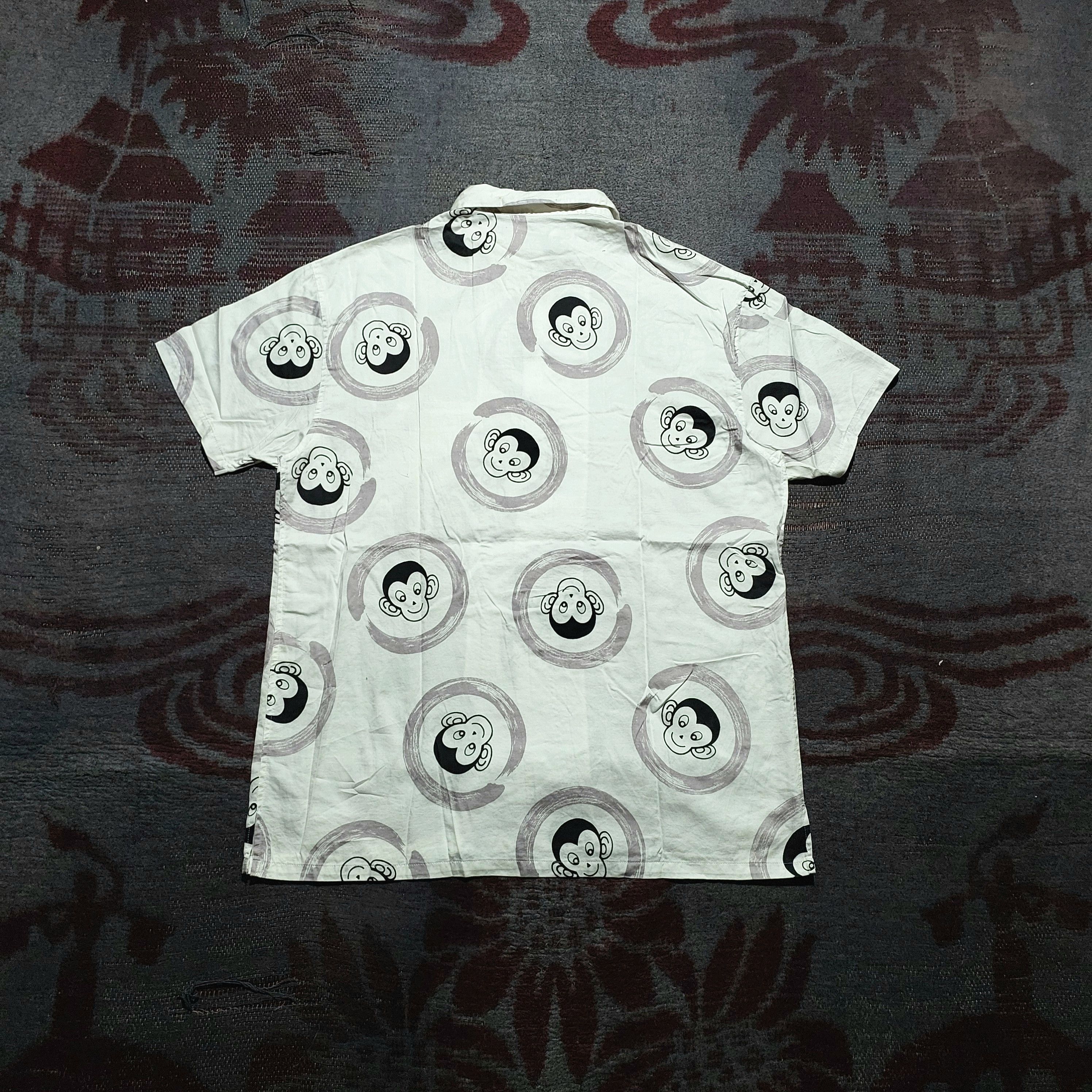 Hysteric Glamour Hysteric Glamour smiling monkey shirt Size US M / EU 48-50 / 2 - 4 Thumbnail