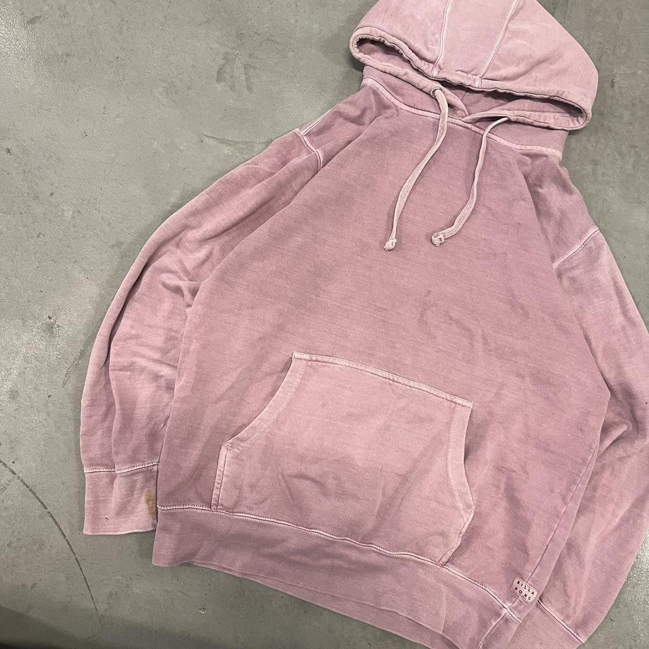 Vintage Crazy Vintage Y2K/2000s BillaBong Wave Washed Blank Rosey Hoodie! Size US M / EU 48-50 / 2 - 2 Thumbnail