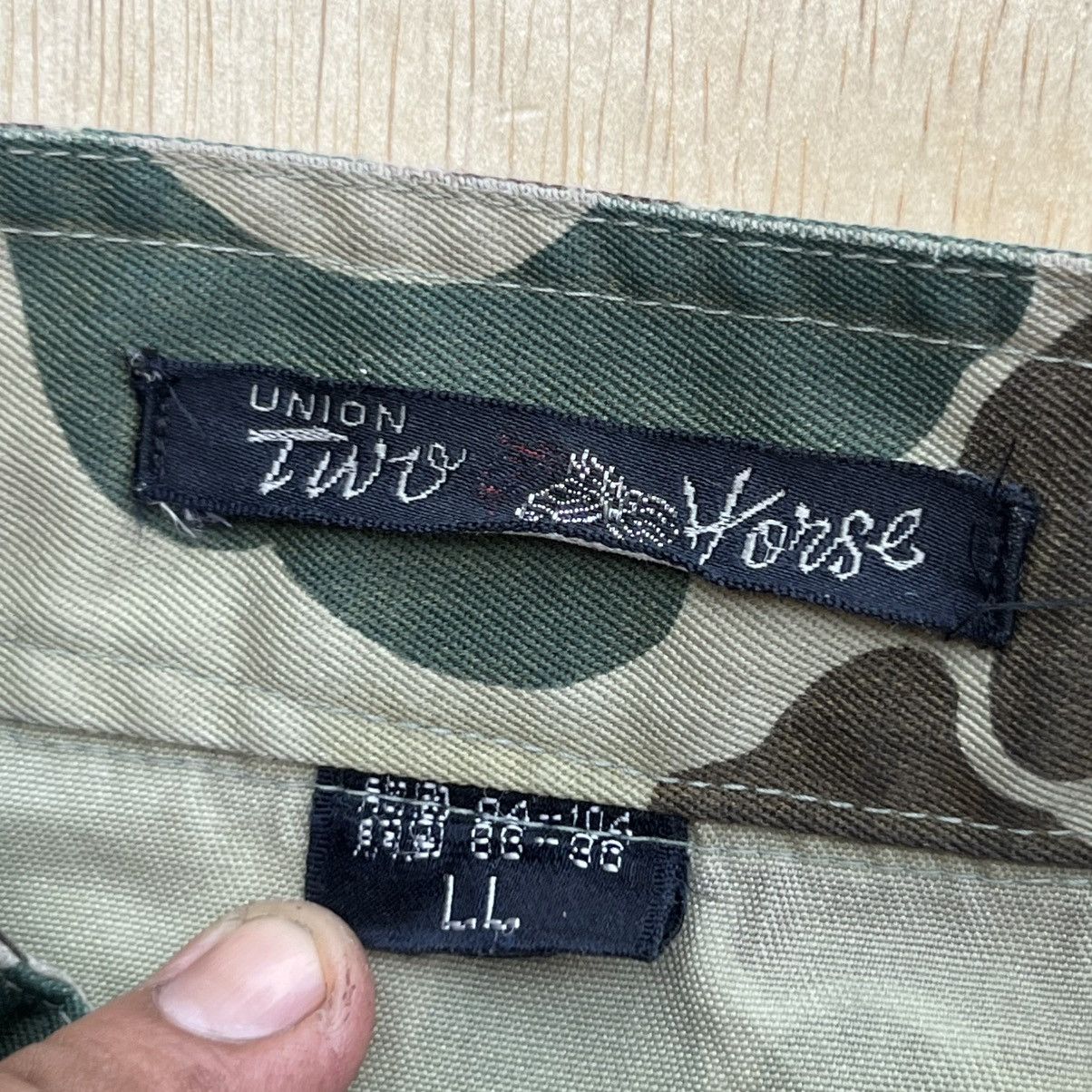 Japanese Brand TWO HORSE DUCK HUNTER CAMO UTILITY SHIRT LIKE FILSON Size US S / EU 44-46 / 1 - 5 Thumbnail