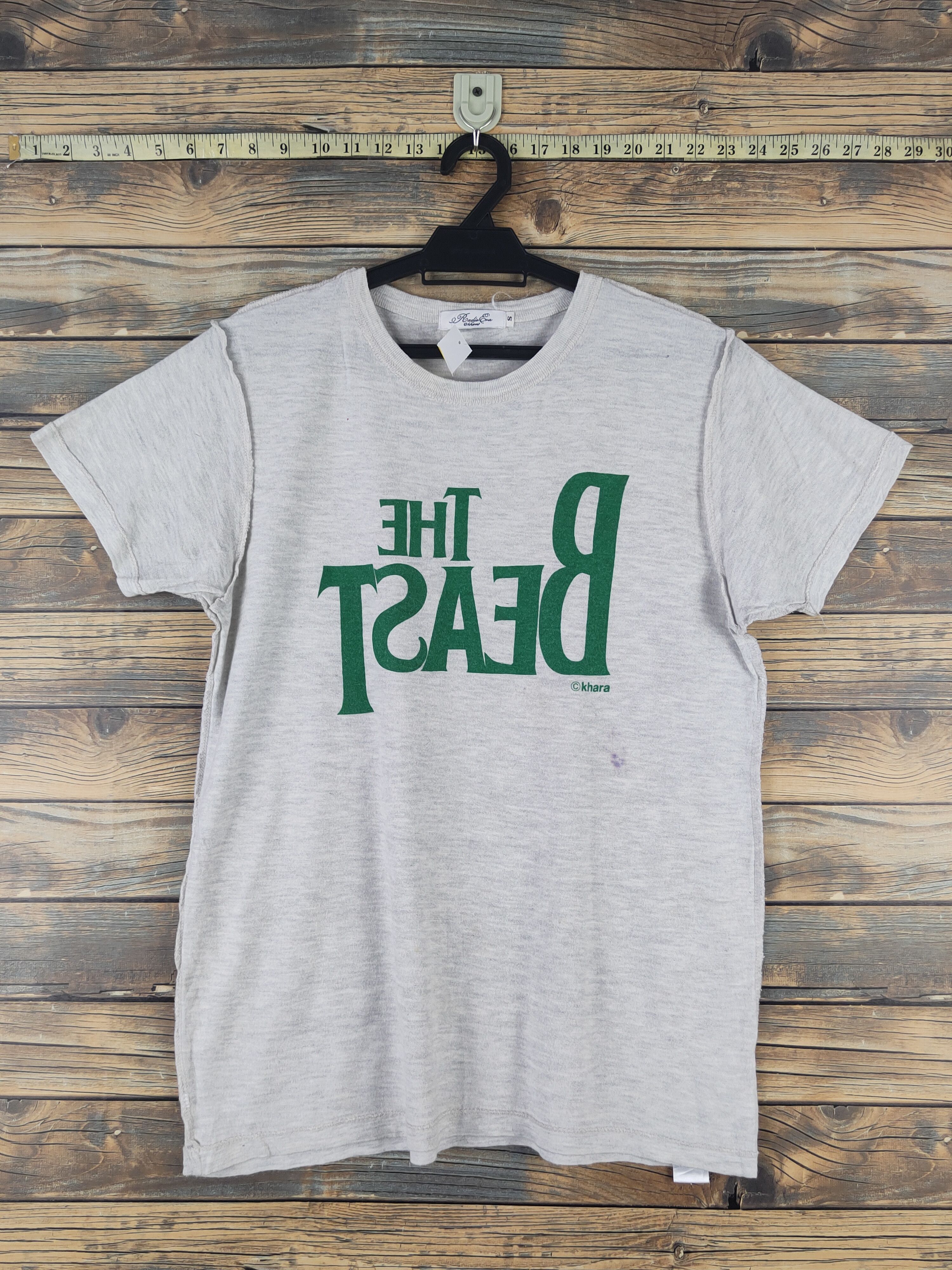 Band Tees DL Radia Eva Ivory The Beast Short Sleeve T-shirt #1696 Size S / US 4 / IT 40 - 1 Thumbnail