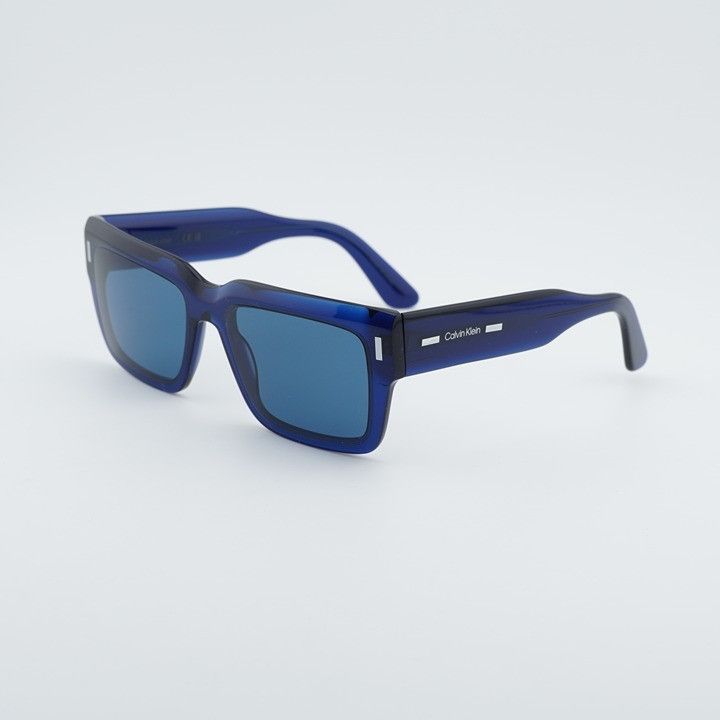 Calvin Klein Calvin Klein CK23538S 400 Sunglasses Blue Square Frame Size ONE SIZE - 1 Thumbnail