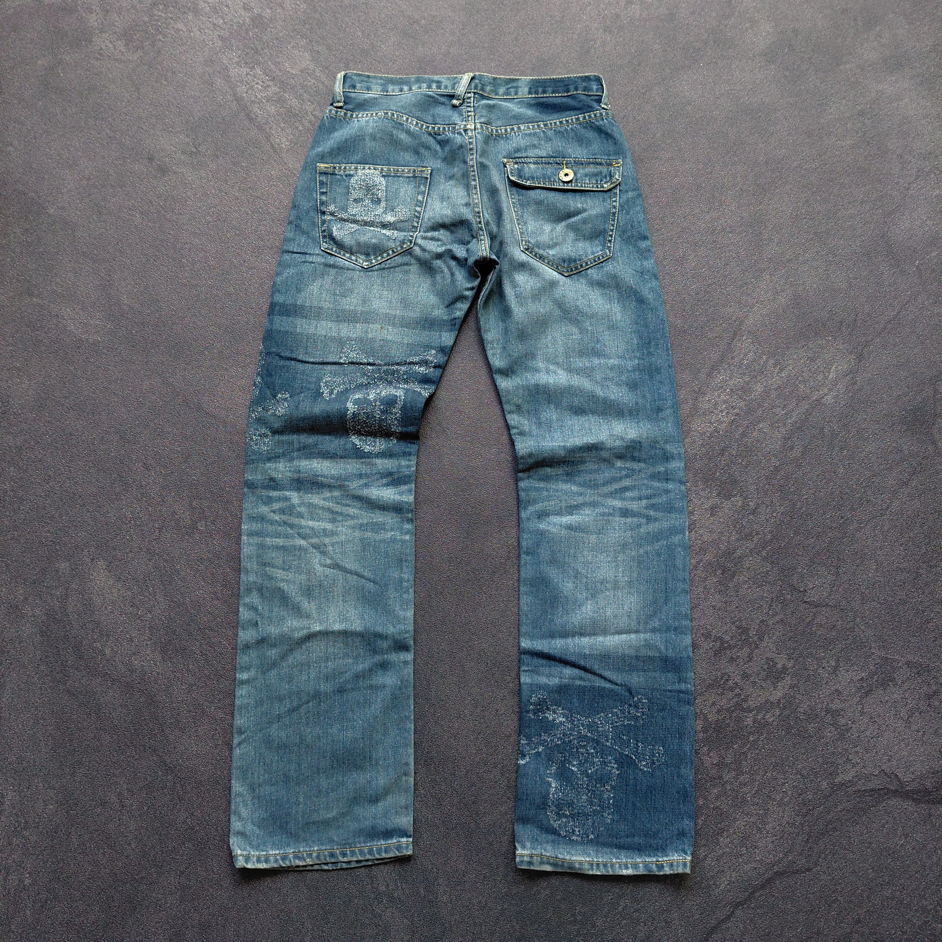 Japanese Brand Vintage Y2K Japanese Skull Pants Size US 28 / EU 44 - 2 Thumbnail