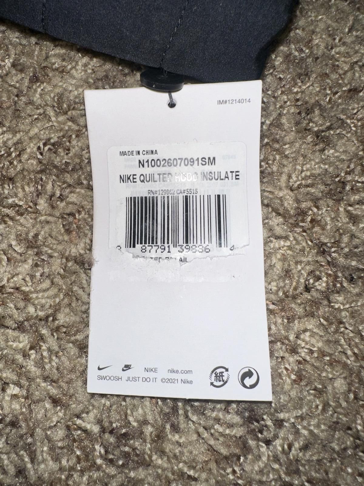 Nike Nike Quilted Insulated Hood Size ONE SIZE - 11 Thumbnail