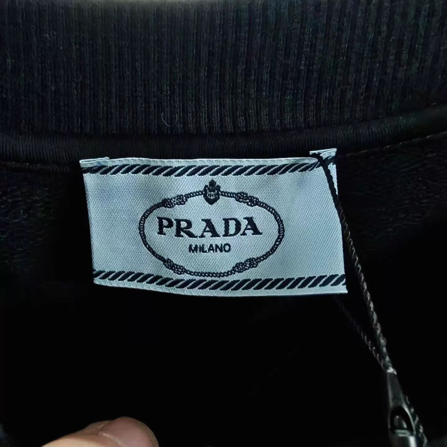 Prada Prada Slogan Hoodie 95 New Size S Size US S / EU 44-46 / 1 - 2 Thumbnail