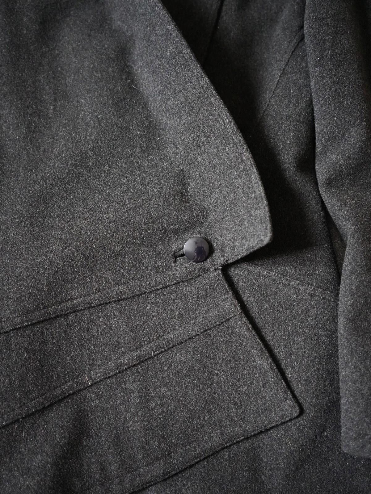 Versace F/W 1986 Gianni Versace Asymmetric Wool / Cashmere Coat Size S / US 4 / IT 40 - 8 Thumbnail