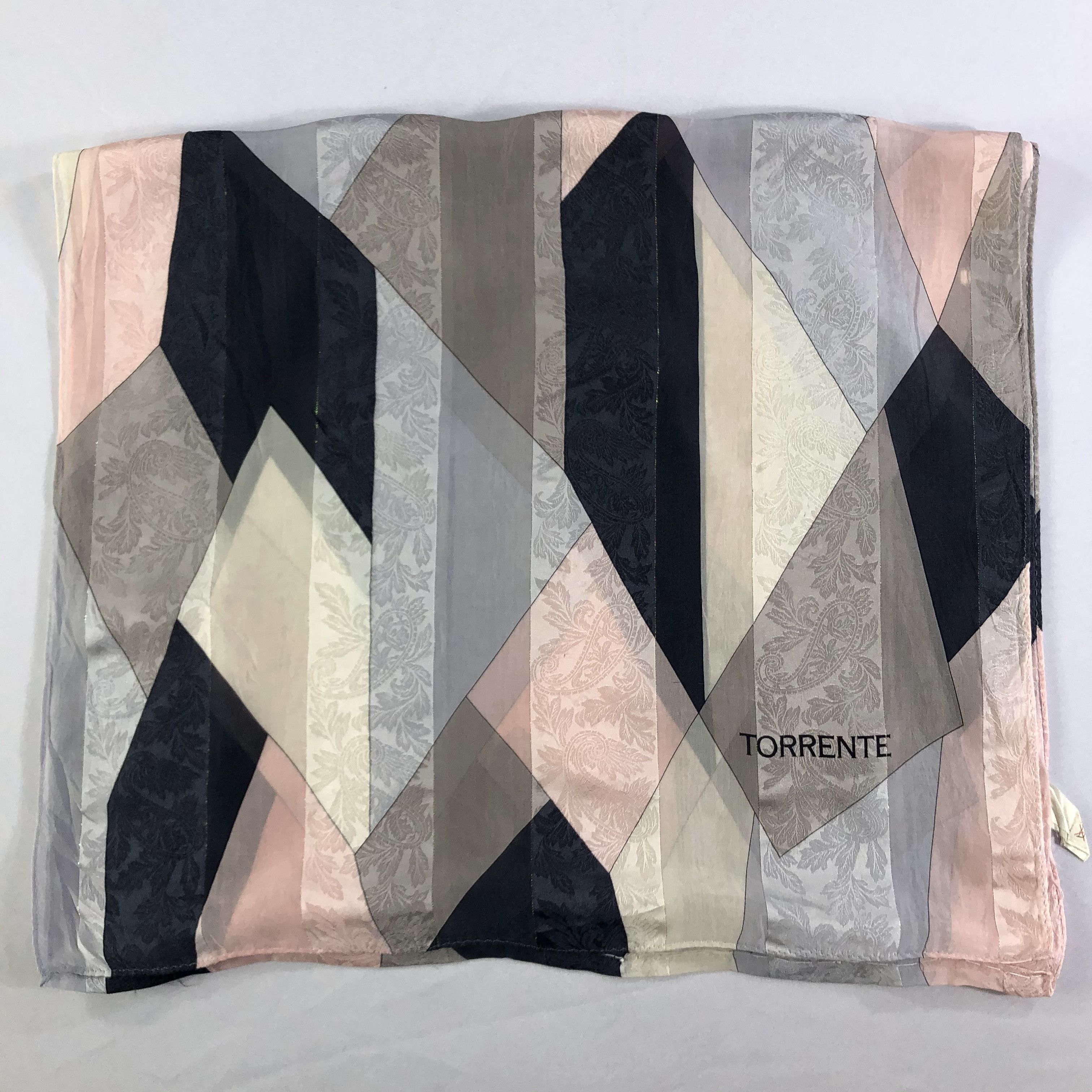 Vintage Vintage Torrente Silk Scarf Size ONE SIZE - 2 Thumbnail