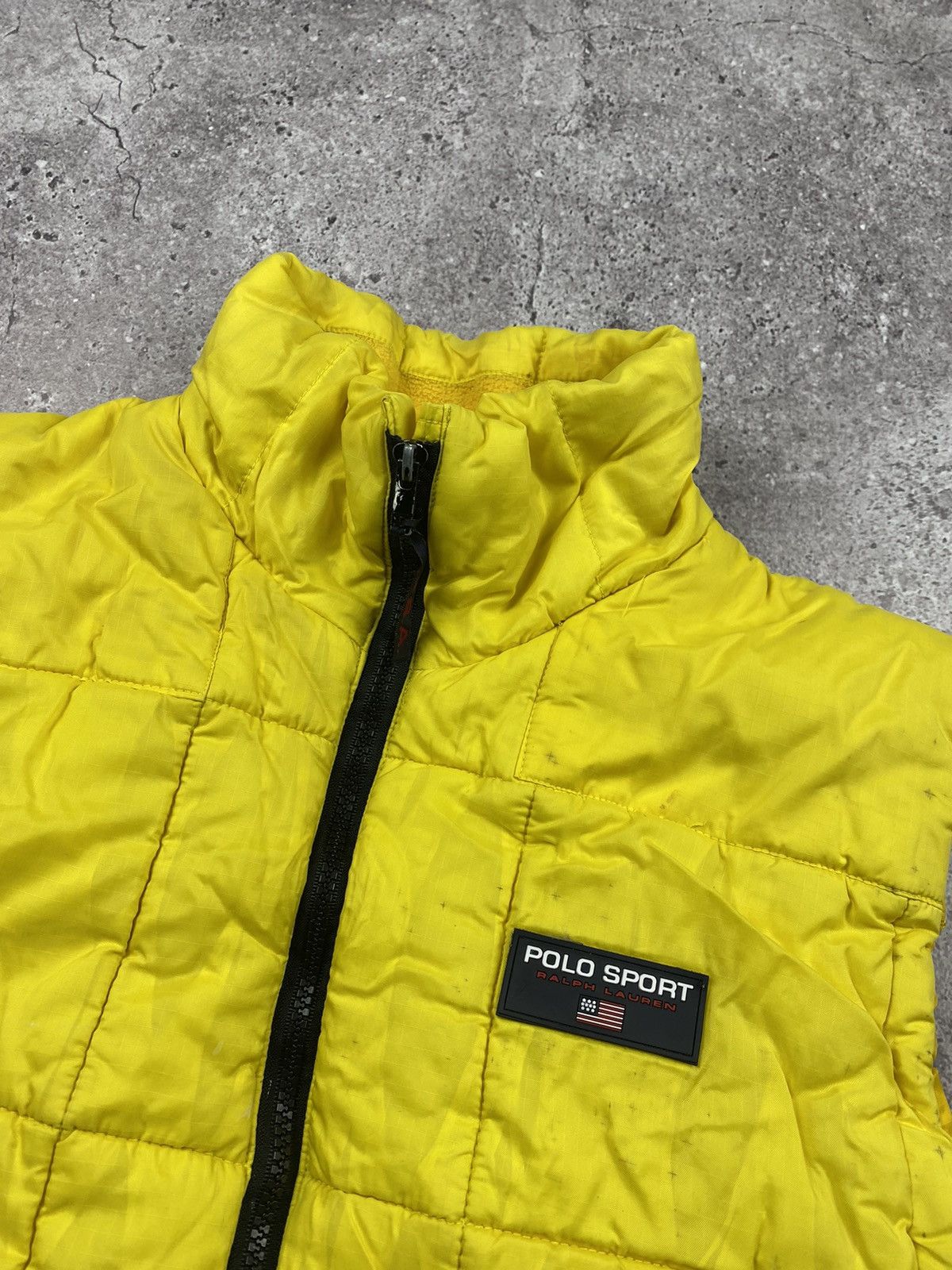 Japanese Brand × Polo Ralph Lauren × Vintage Vintage Polo Sport Down cropped Vest Puffer Size S / US 4 / IT 40 - 3 Thumbnail