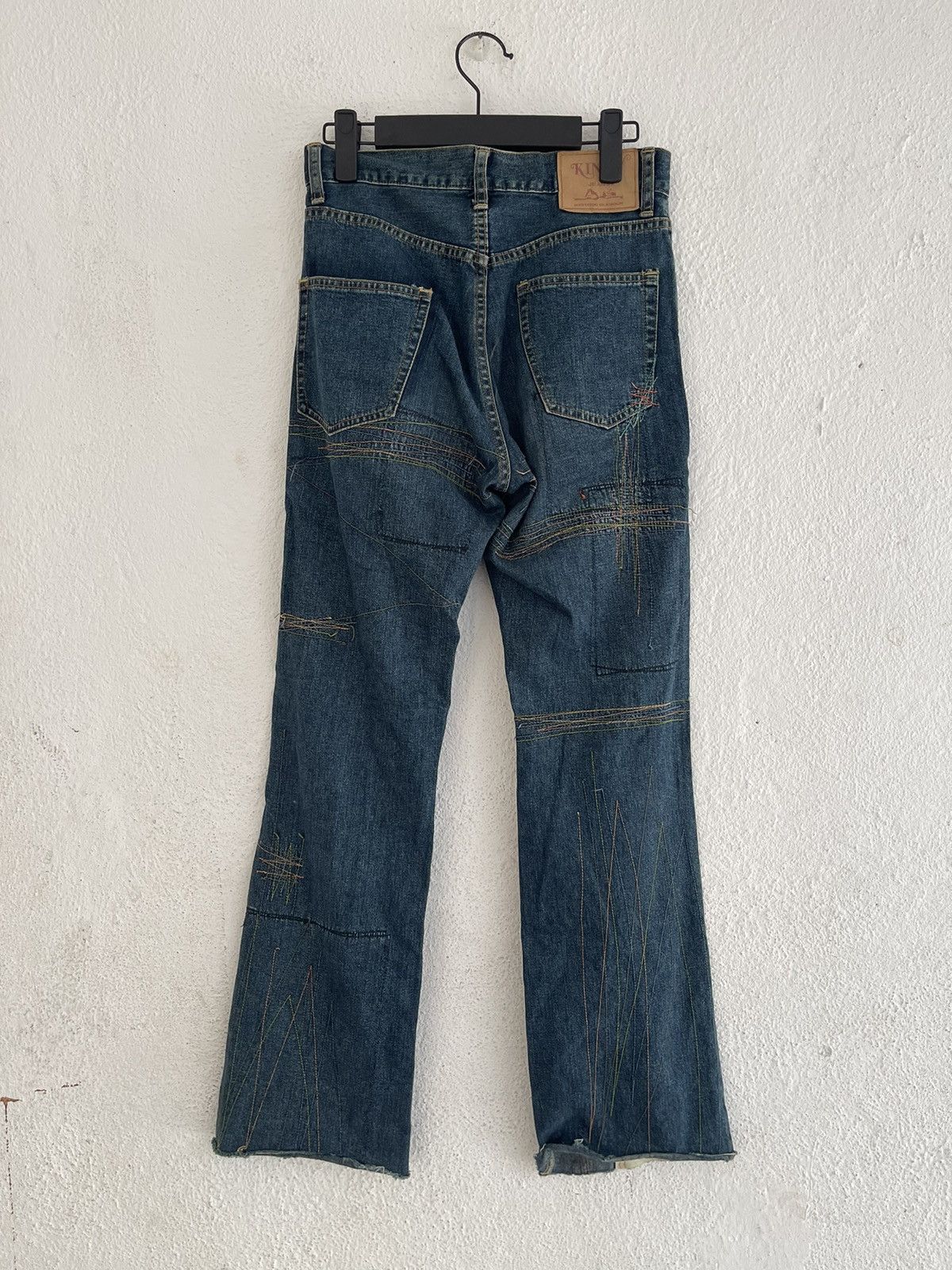 Hysteric Glamour × Japanese Brand Hysteric Glamour Distressed Stitching Jeans Size US 28 / EU 44 - 3 Thumbnail