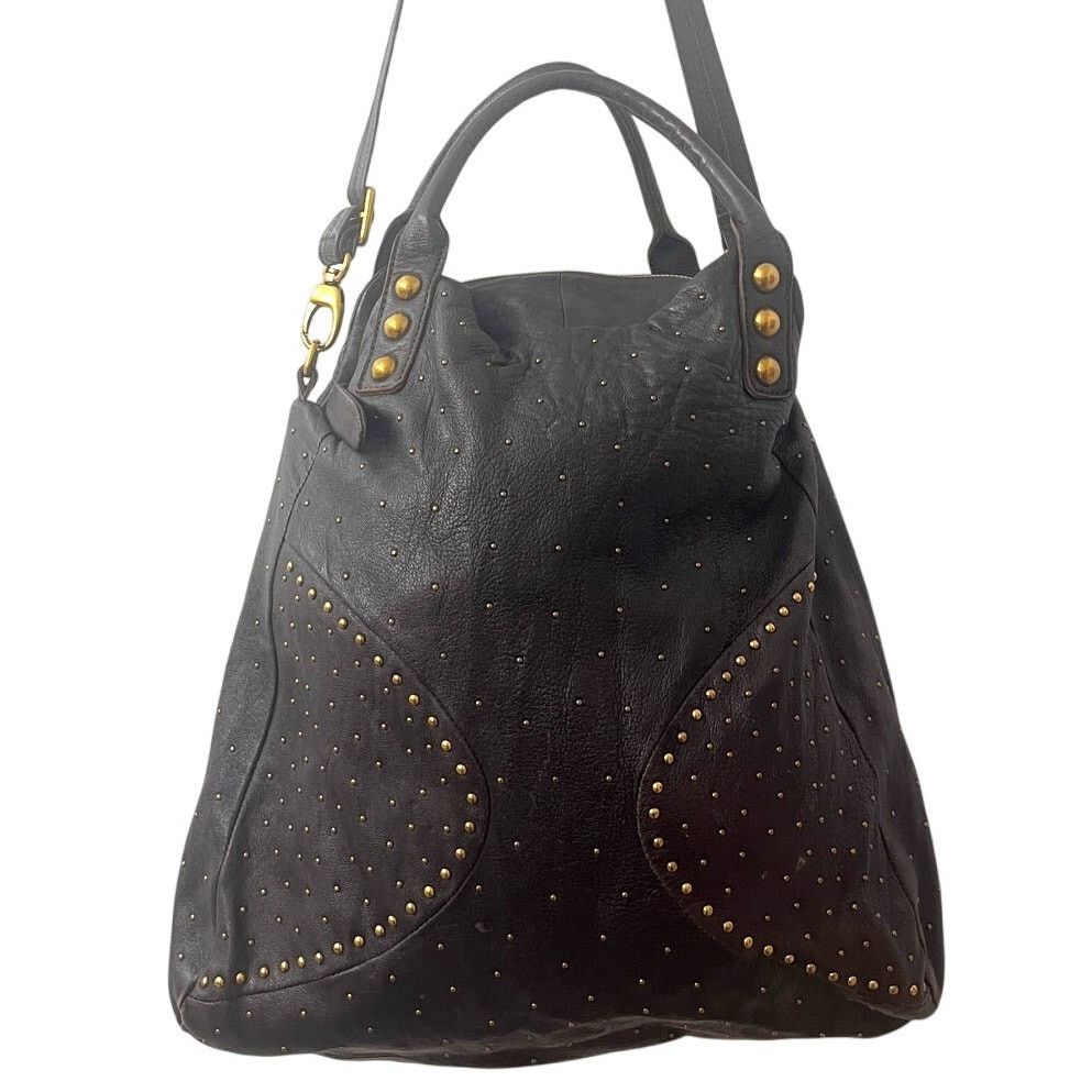 Other Vintage Abro brown leather crossbody bag with top handle Size ONE SIZE - 1 Thumbnail