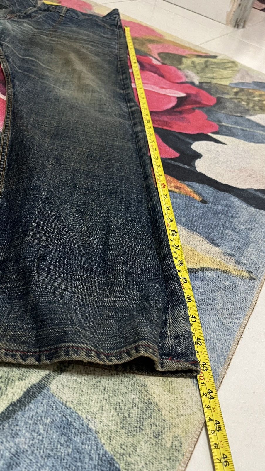 Swagger Vintage Distressed Swagger Jeans size 35 x 43 Size US 35 - 16 Thumbnail