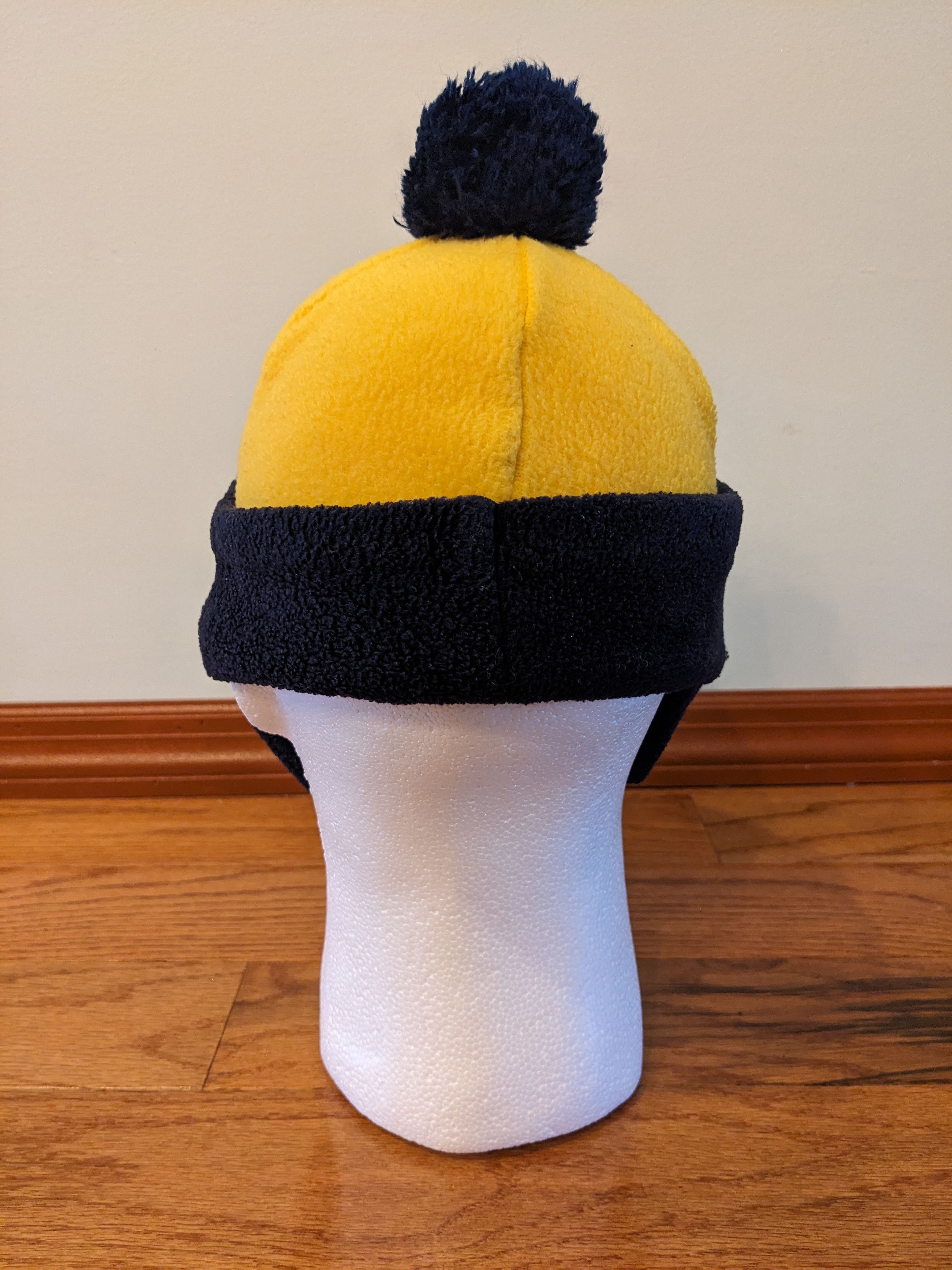 Vintage Vintage 90s Notre Dame YOUTH Small/Medium Yellow Blue Hat Size ONE SIZE - 3 Thumbnail