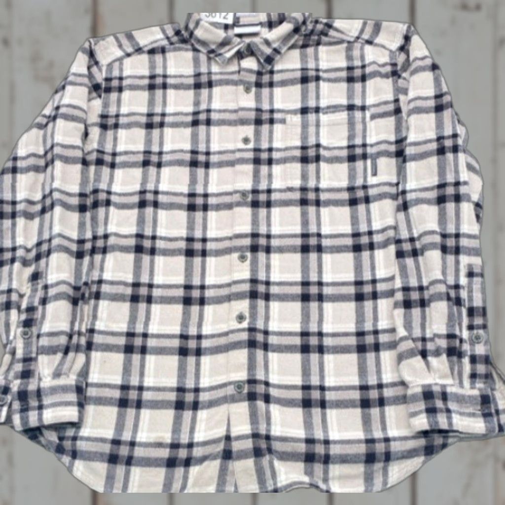 Vintage Columbia Mens Large Long Sleeve Button Up Plaid Flannel Cotton Shirt 3612 Size US L / EU 52-54 / 3 - 1 Thumbnail