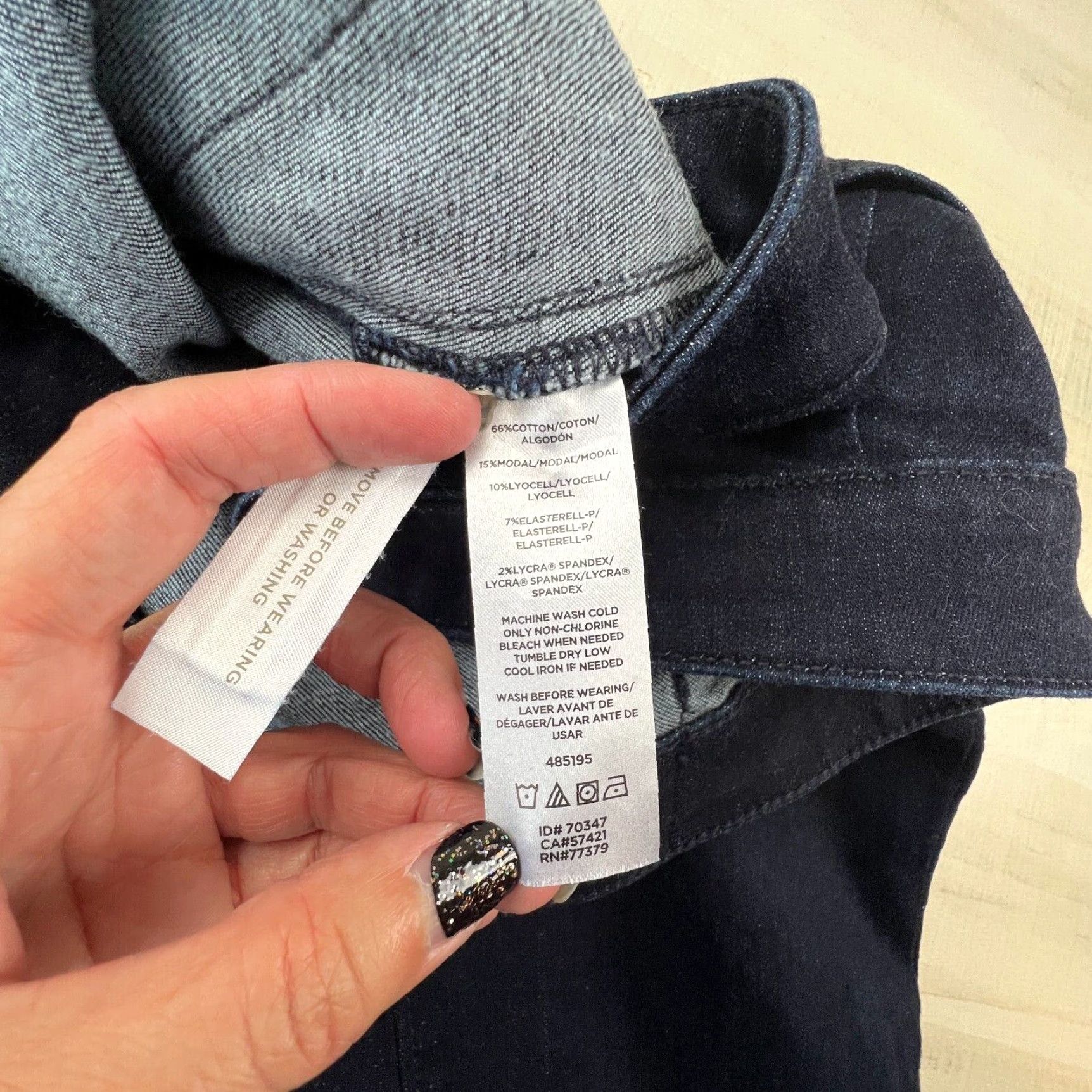 Ann Taylor Ann Taylor Womens Dark Blue Skinny Jeans Mid Rise Stretch Size 8 Size 30" / US 8 / IT 44 - 5 Thumbnail