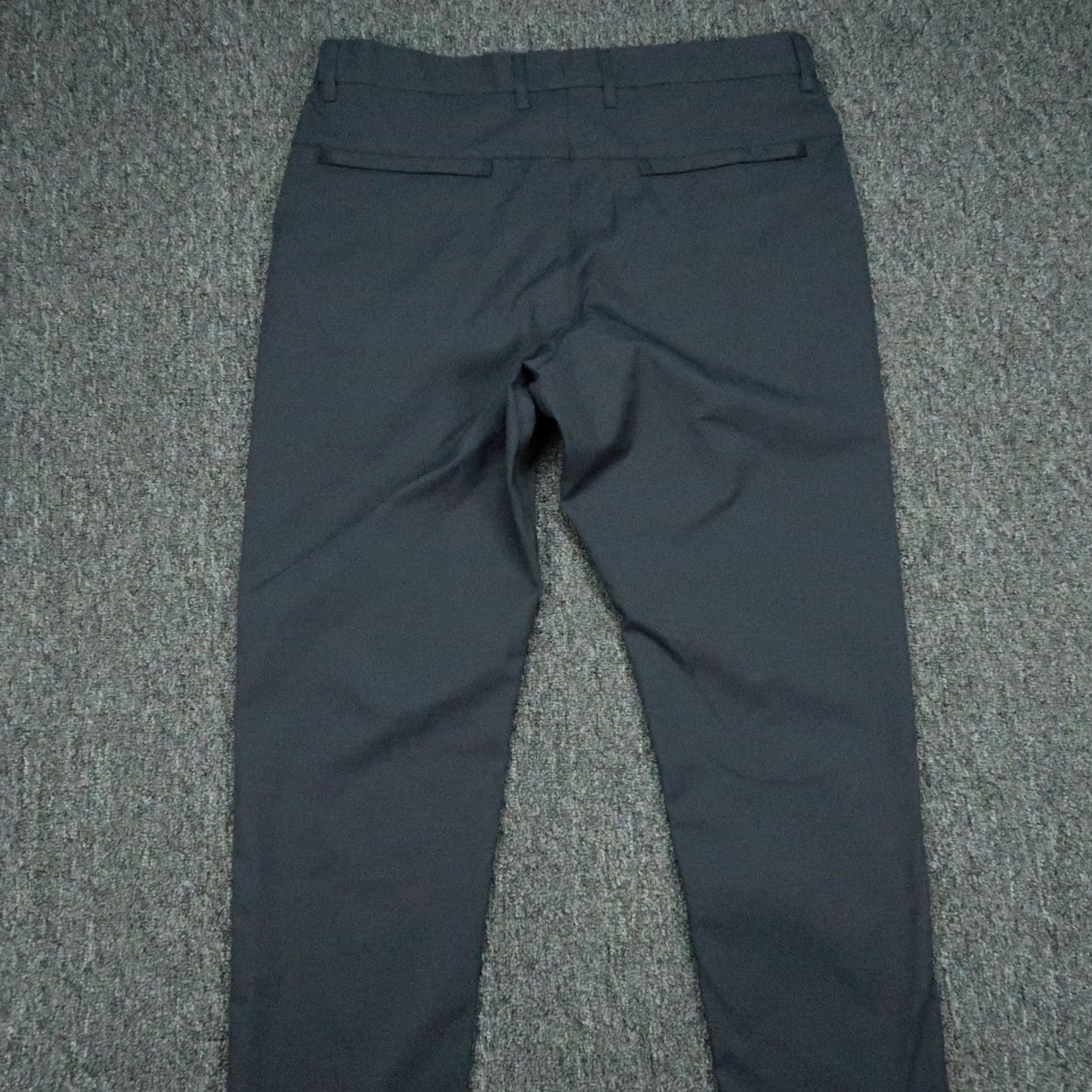 Vintage Jack Archer Pants Mens 33x28 Deep Blue Chino Travel Straight Jetsetter Trouser Size US 33 - 4 Thumbnail