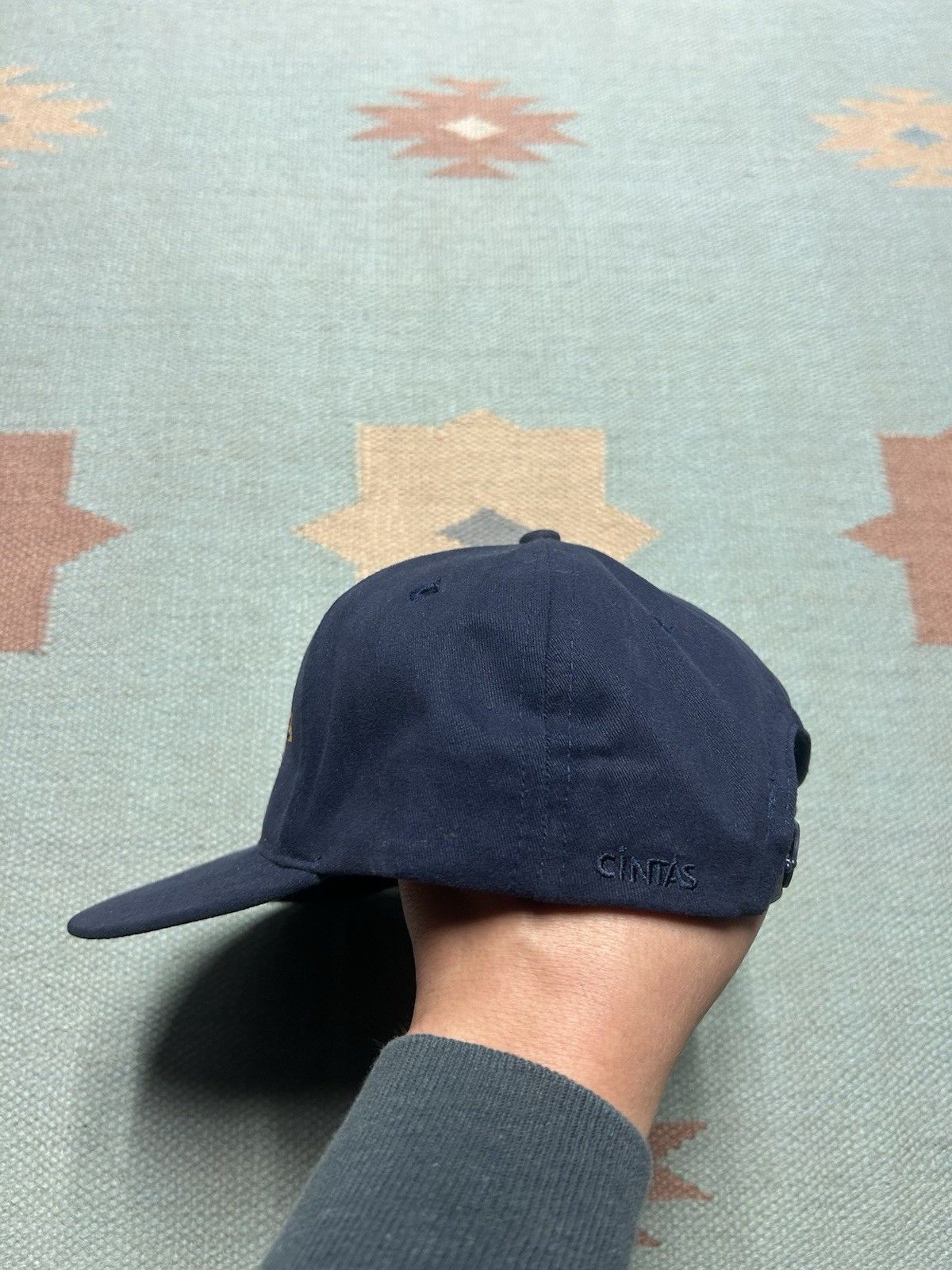 Vintage Vintage SnapBack hat H&E tire service navy blue car mechanic Size ONE SIZE - 5 Thumbnail