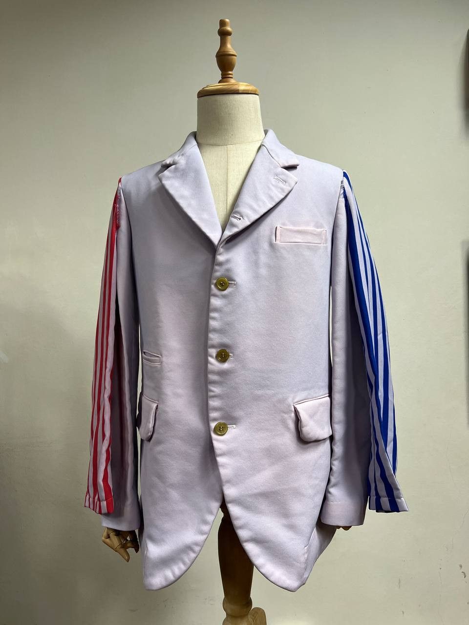 Comme des Garcons Homme Plus SS23 Comme Des Garcons Homme Plus 4 Sleeve Boned Hem Jacket Size US S / EU 44-46 / 1 - 2 Thumbnail