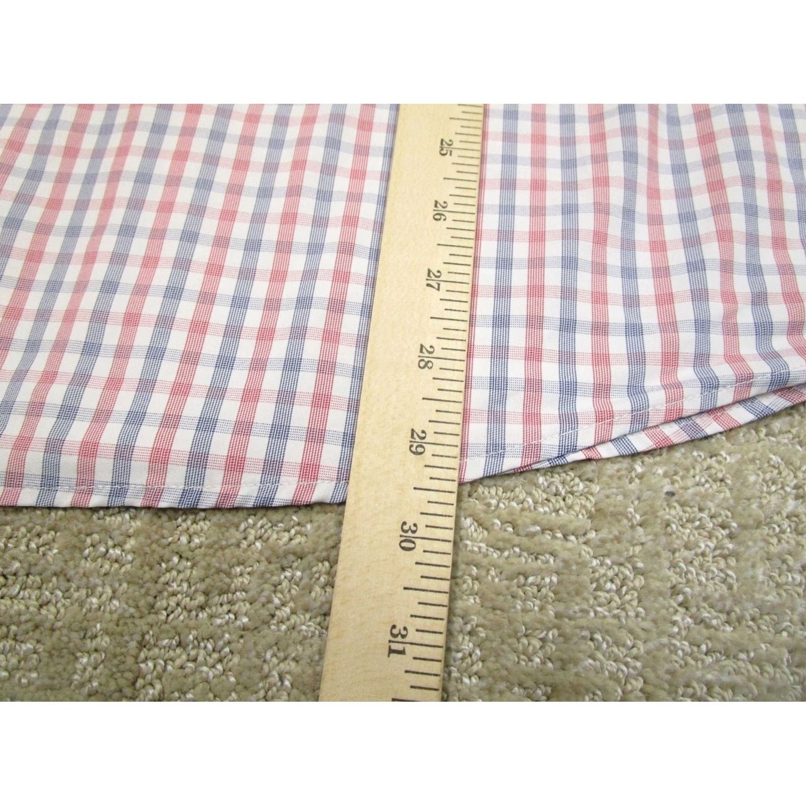 UNTUCKit UNTUCKit Shirt Men 2XL White Check Performance Button Up Long Sleeve Stretch Shirt Size US XXL / EU 58 / 5 - 6 Thumbnail