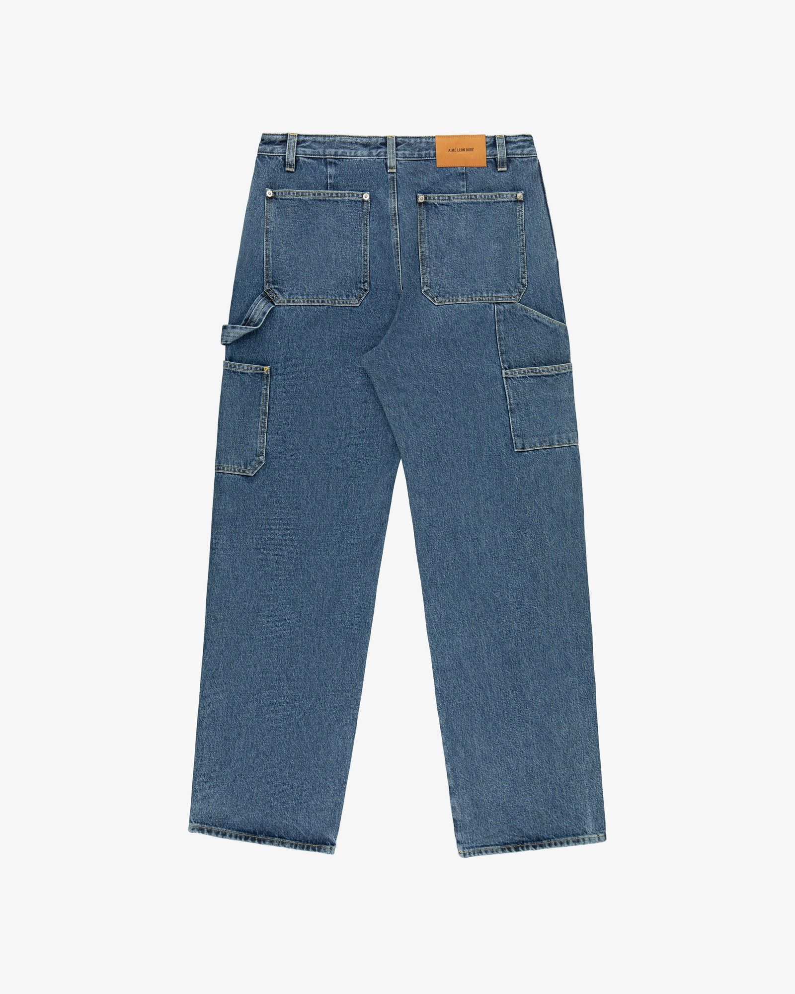Aime Leon Dore o1mle0725 Denim Carpenter Pant in Mid Wash Size US 36 / EU 52 - 4 Thumbnail
