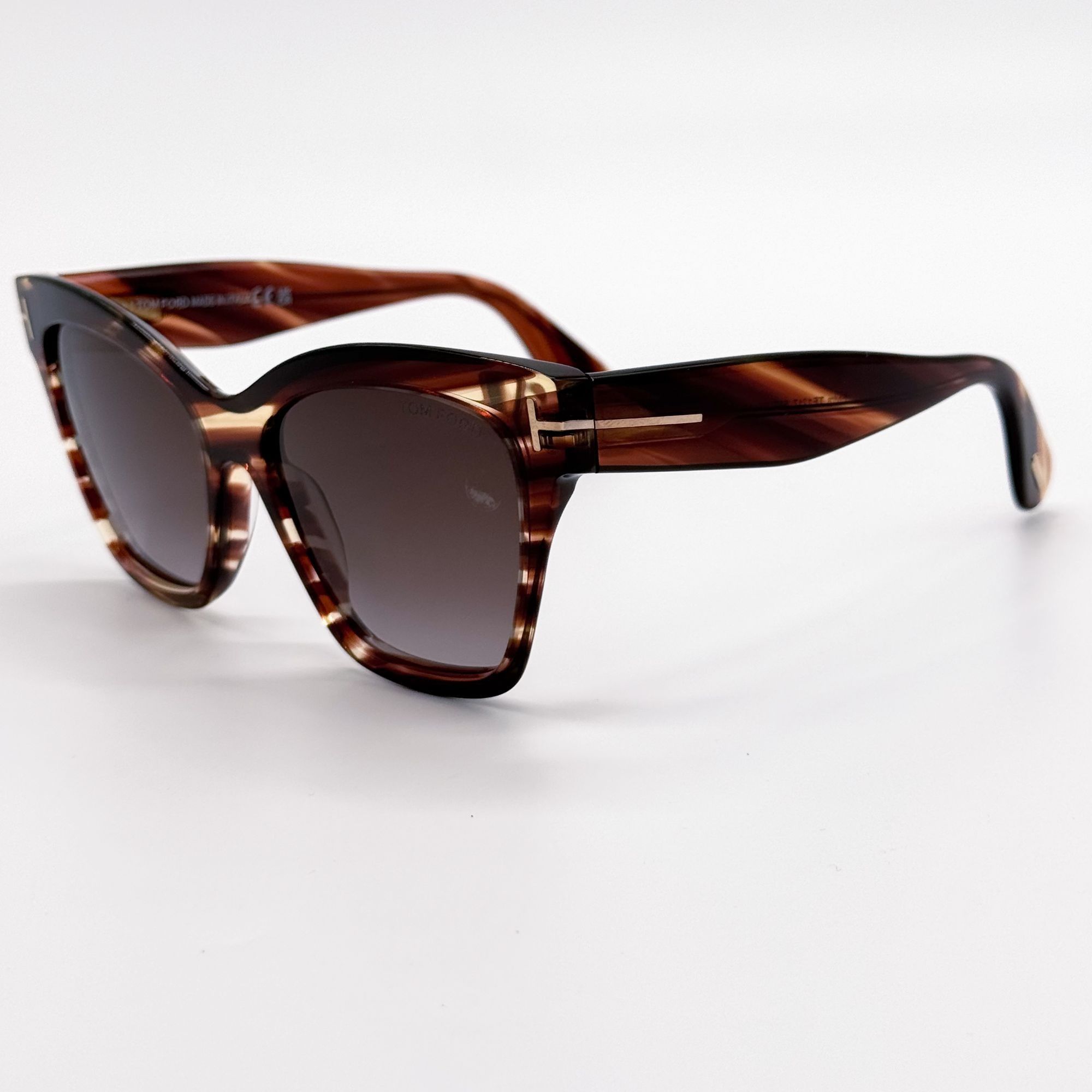 Tom Ford NEW TOM FORD ELVIRA SUNGLASSES TF1217 55T HAVANA FT1217 Size ONE SIZE - 3 Thumbnail