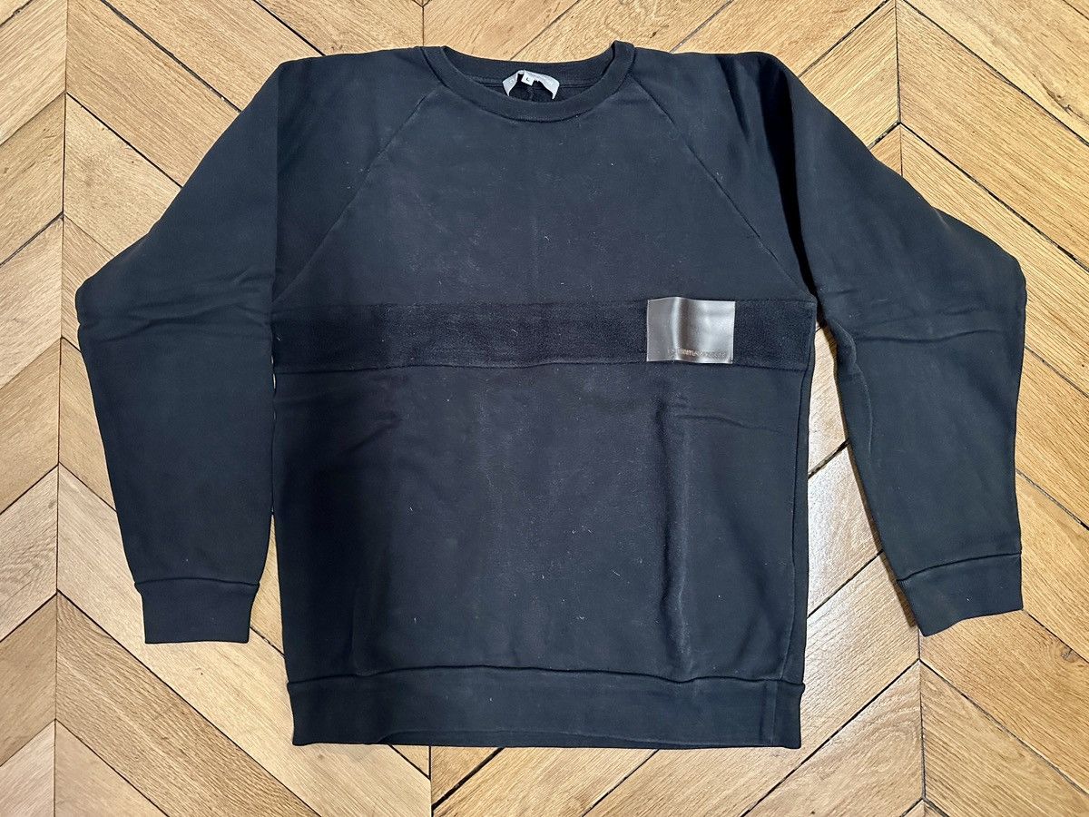 image of Gosha Rubchinskiy Ss13 Black Crewneck Sweatshirt, Men's (Size Medium)