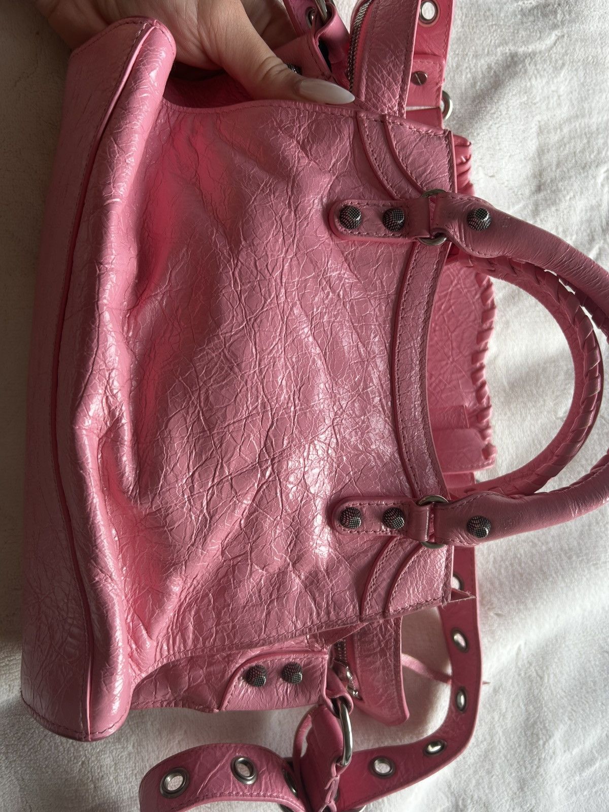 Balenciaga Balenciaga “Le Cagole” Sweet Pink Crossbody Bag Size ONE SIZE - 4 Thumbnail