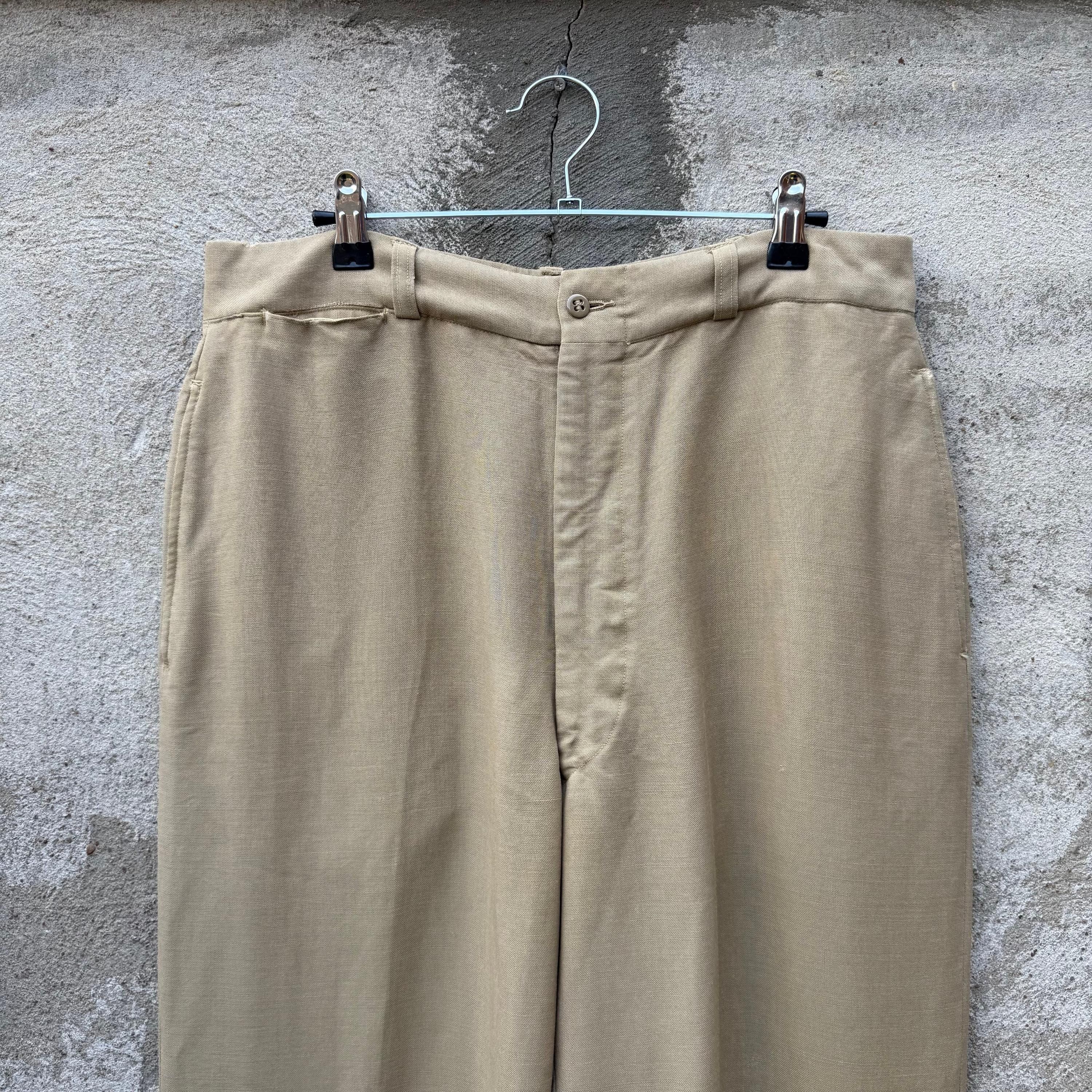 Vintage 60's US Military Khaki Chino Pants Size US 32 / EU 48 - 8 Thumbnail