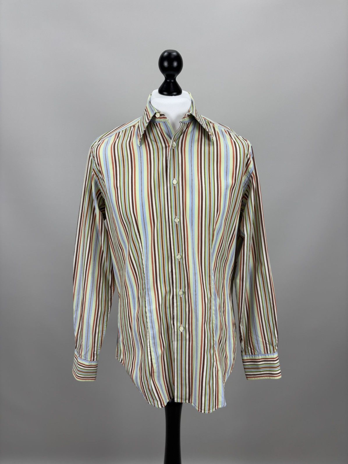 Mens shirt ETRO Size S/M Color Multicolor