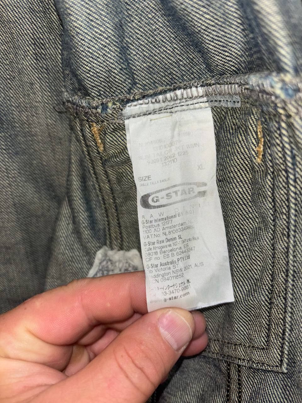G-Star Vintage G-Star RAW 3301 Trucker Denim Blue Jacket Size US M / EU 48-50 / 2 - 9 Thumbnail