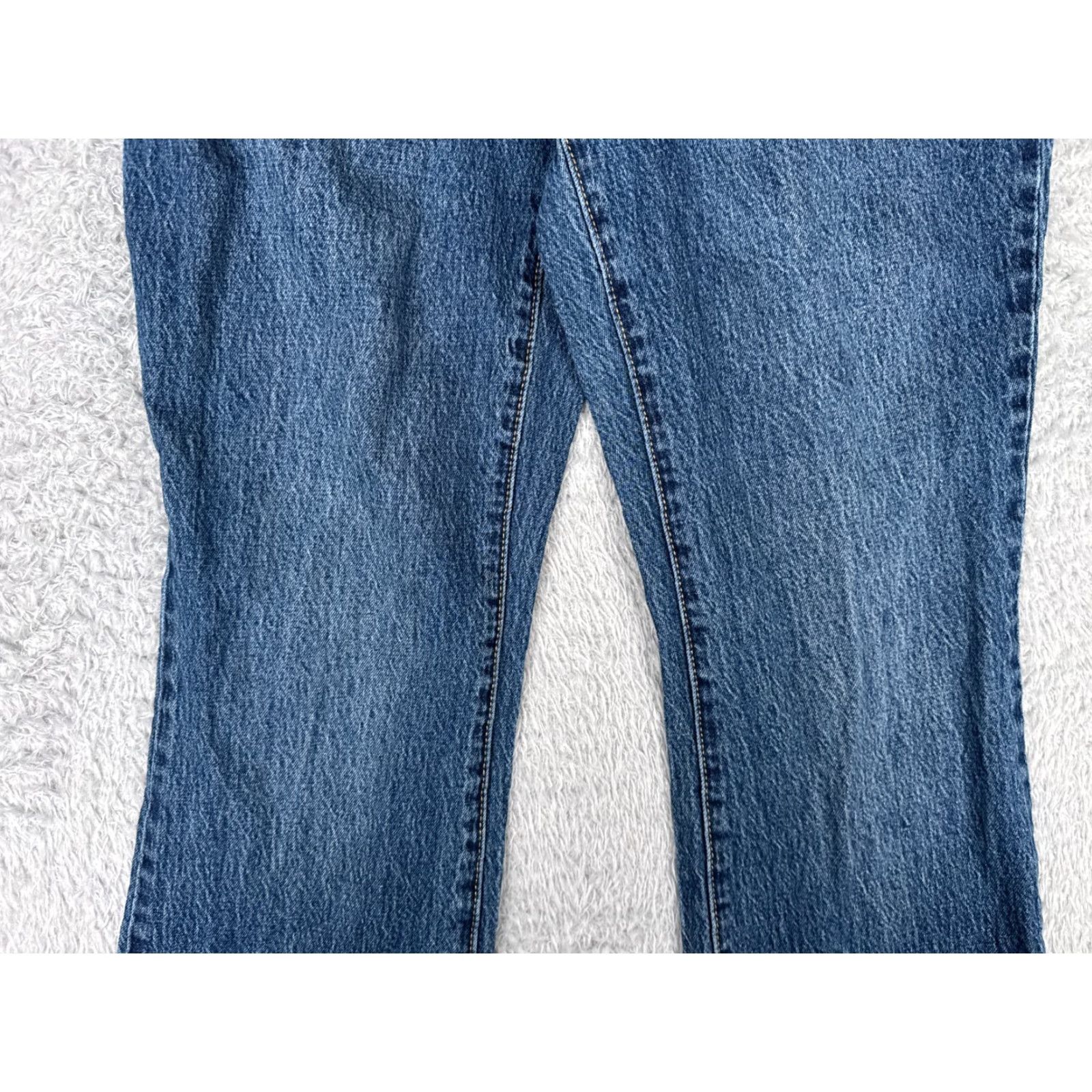 Vintage Universal Thread Jeans Women 2 Blue Denim Bootcut High Rise Cotton Blend 28x31 Womens Size 26" / US 2 / IT 38 - 3 Thumbnail