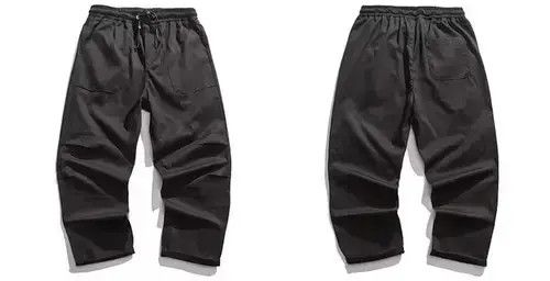 Japanese Brand 20AW Indigo Union Japan Black Patch Relaxed Fit Pants Size US 32 / EU 48 - 2 Thumbnail