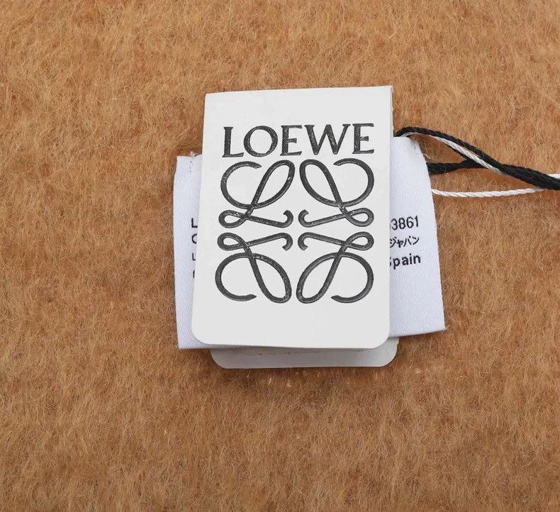 Loewe LOEWE Wool tassel horsehair mixed scarf Size ONE SIZE - 1 Thumbnail