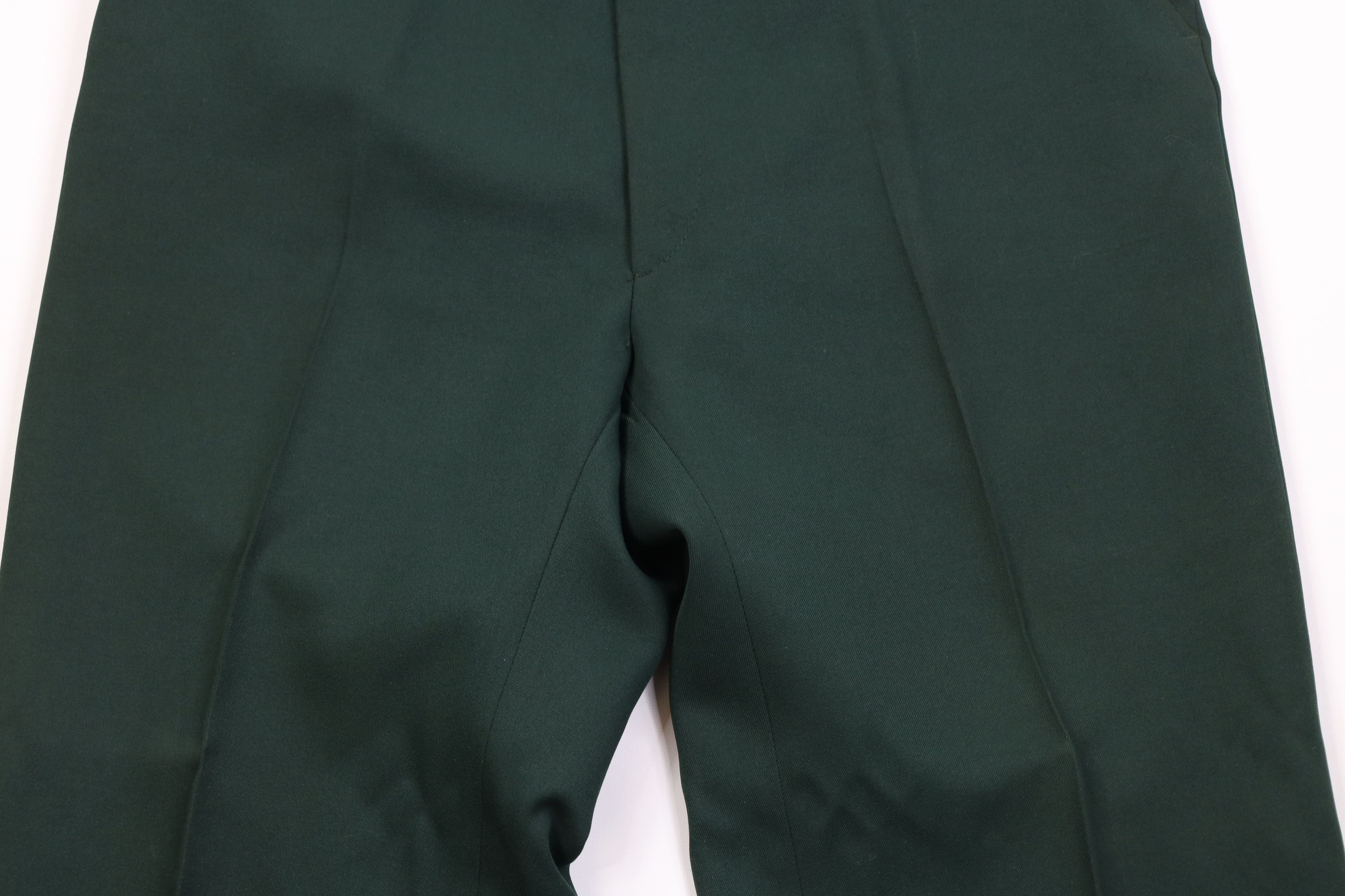 Vintage Vintage 70s Streetwear Bell Bottoms Chino Pants Green USA Size US 34 / EU 50 - 3 Thumbnail