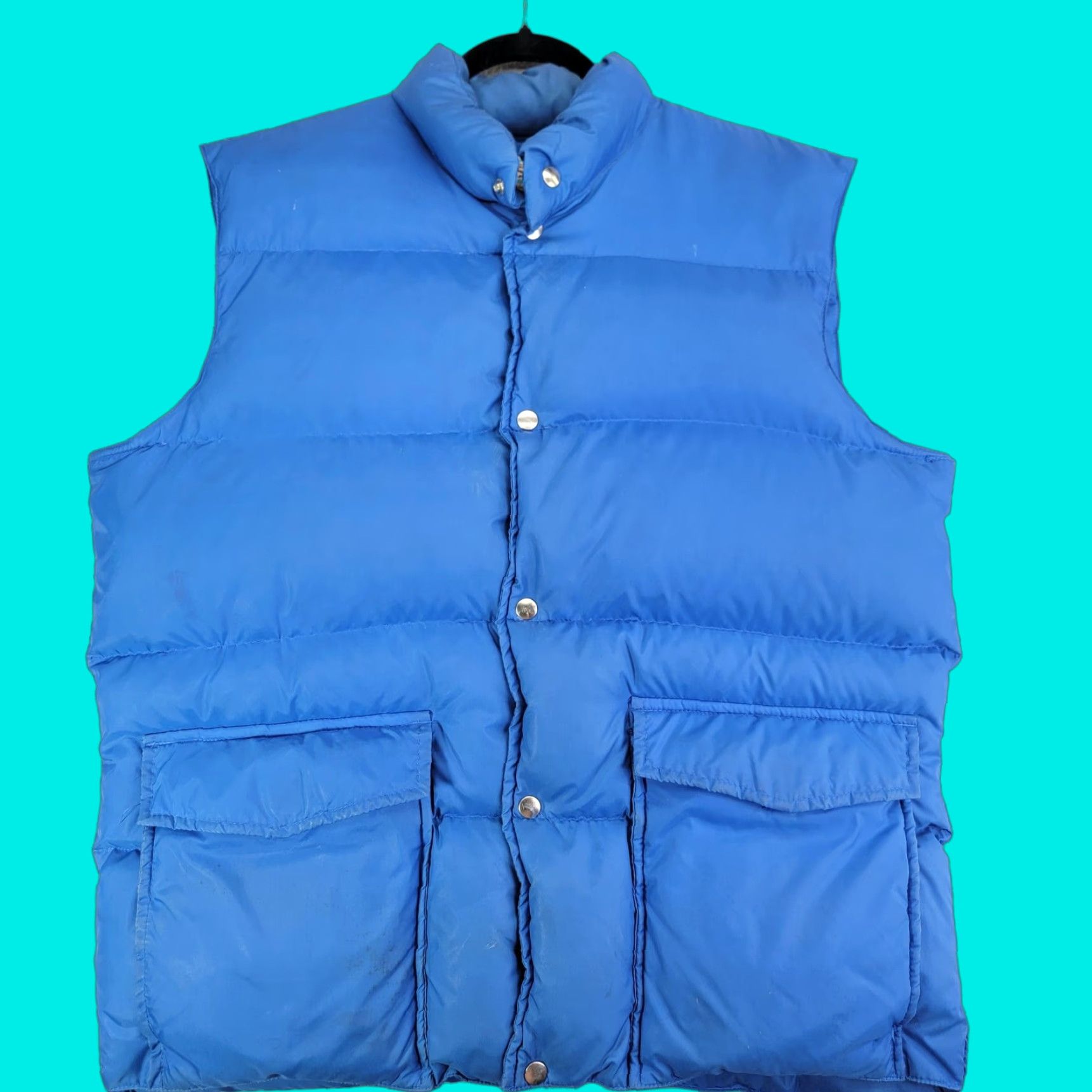 Vintage VINTAGE Sportsman's Choice Vest Mens XL Blue Down Puffer Nylon Outdoor Hunting Jacket/Coat Size US XL / EU 56 / 4 - 1 Thumbnail