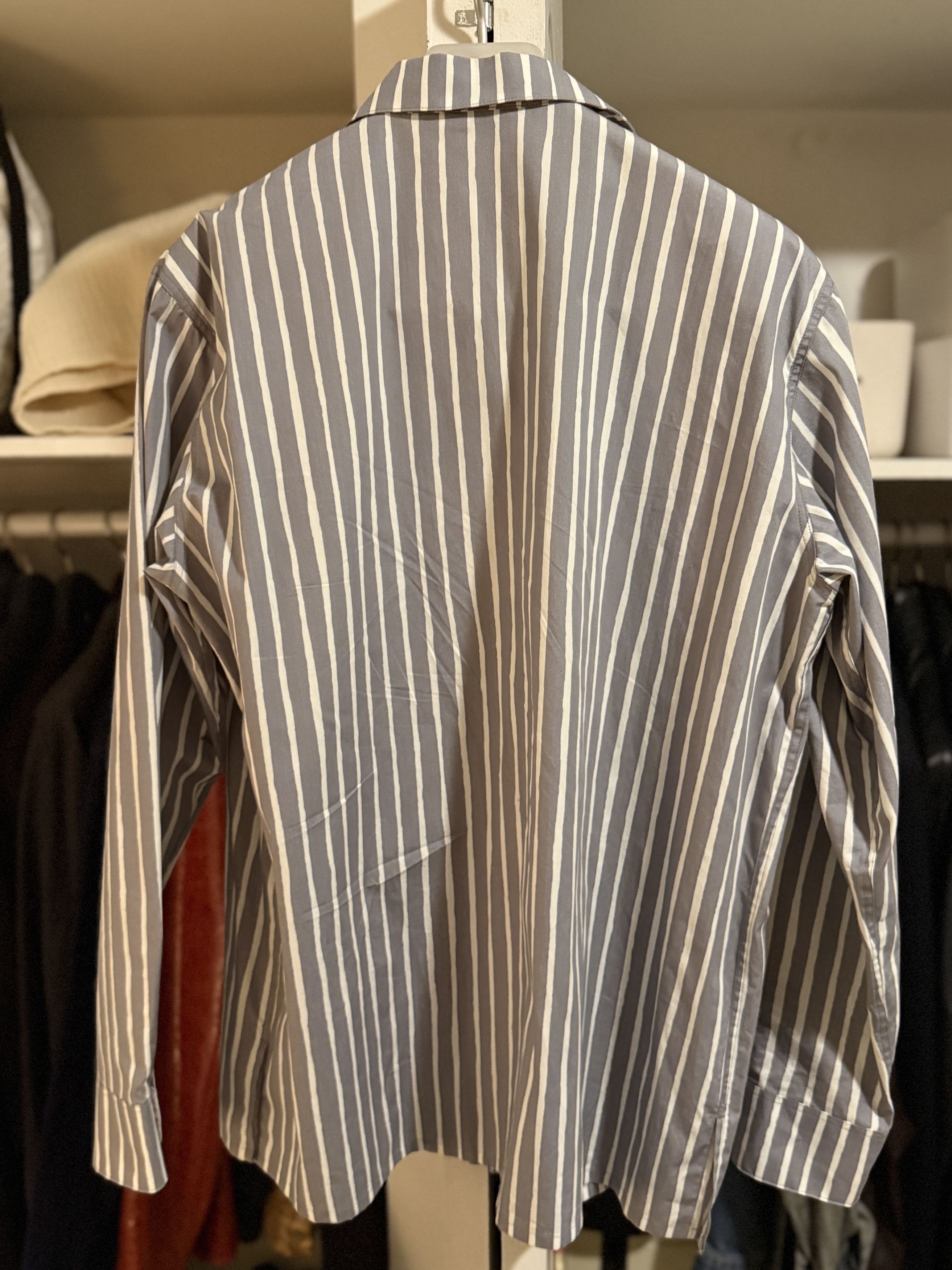 Marimekko Grey striped shirt Size US M / EU 48-50 / 2 - 2 Thumbnail