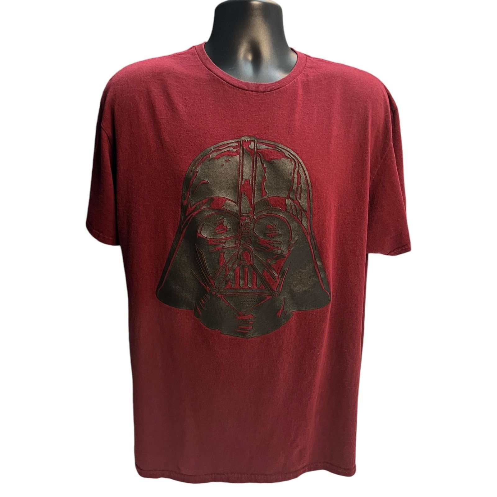 Star Wars Star Wars Darth Vader Graphic T-Shirt XL Maroon Sithlord Tee Size US XL / EU 56 / 4 - 1 Thumbnail