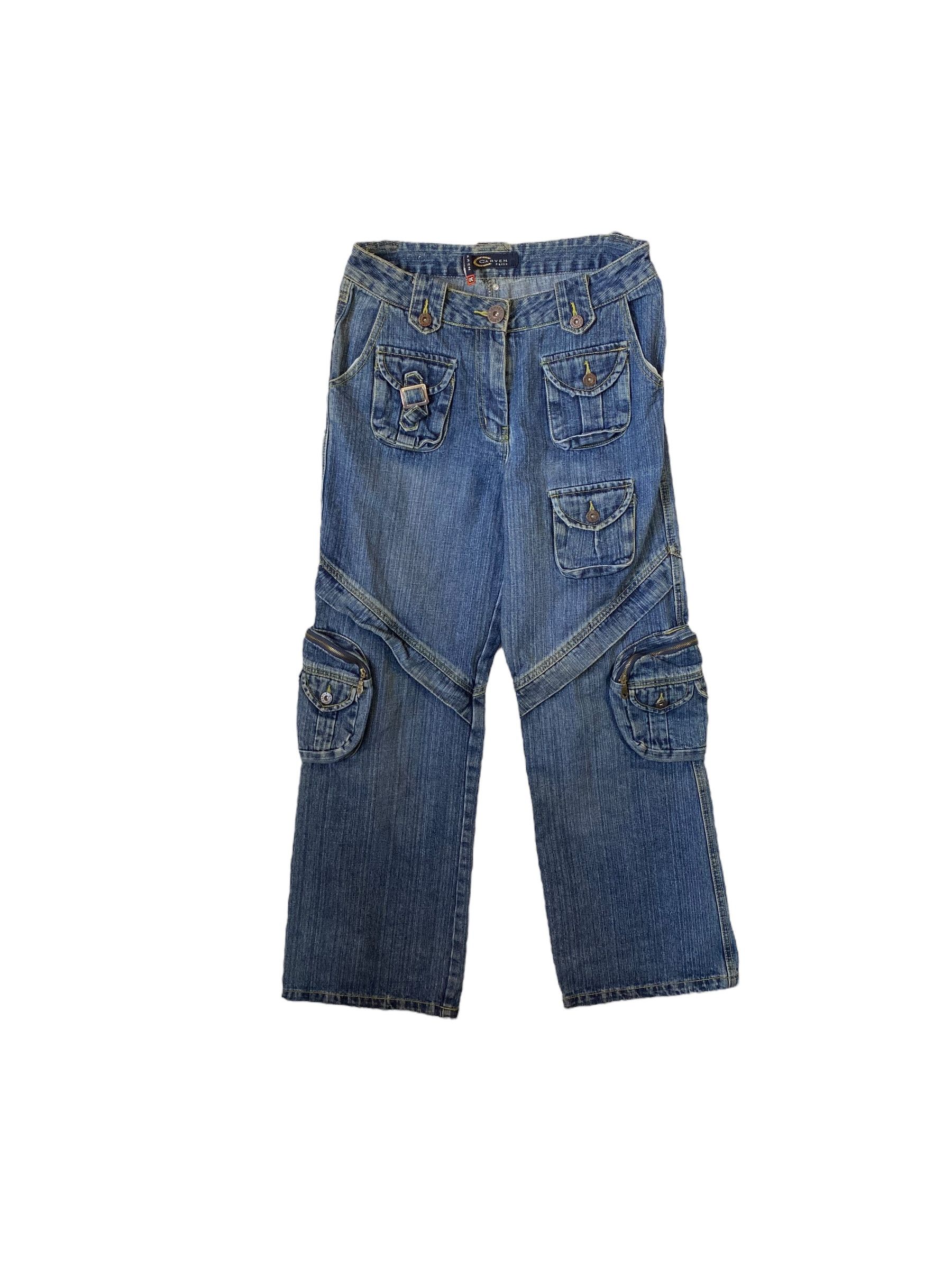 Carven × Designer Carven paris multi pocket cargo denim pant Size US 30 / EU 46 - 1 Thumbnail