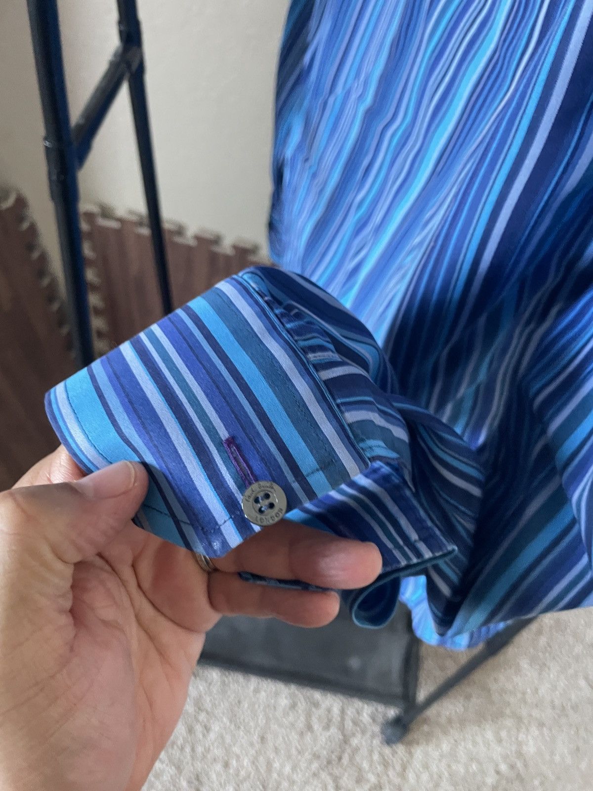 Paul Smith Striped Cotton Button Front shirt Size US M / EU 48-50 / 2 - 8 Thumbnail