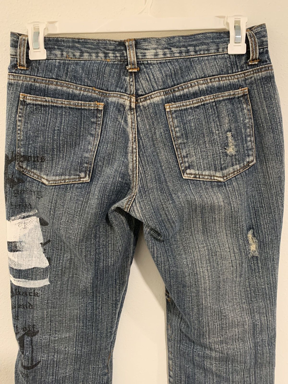 In The Attic In The Attic Poem Distressed Denim Size US 31 - 13 Thumbnail