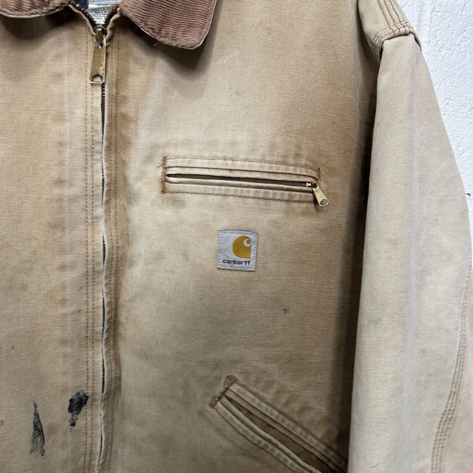 Carhartt Vintage Carhartt Blanket-Lined Detroit Jacket “Brown” J01 Size US XL / EU 56 / 4 - 7 Thumbnail