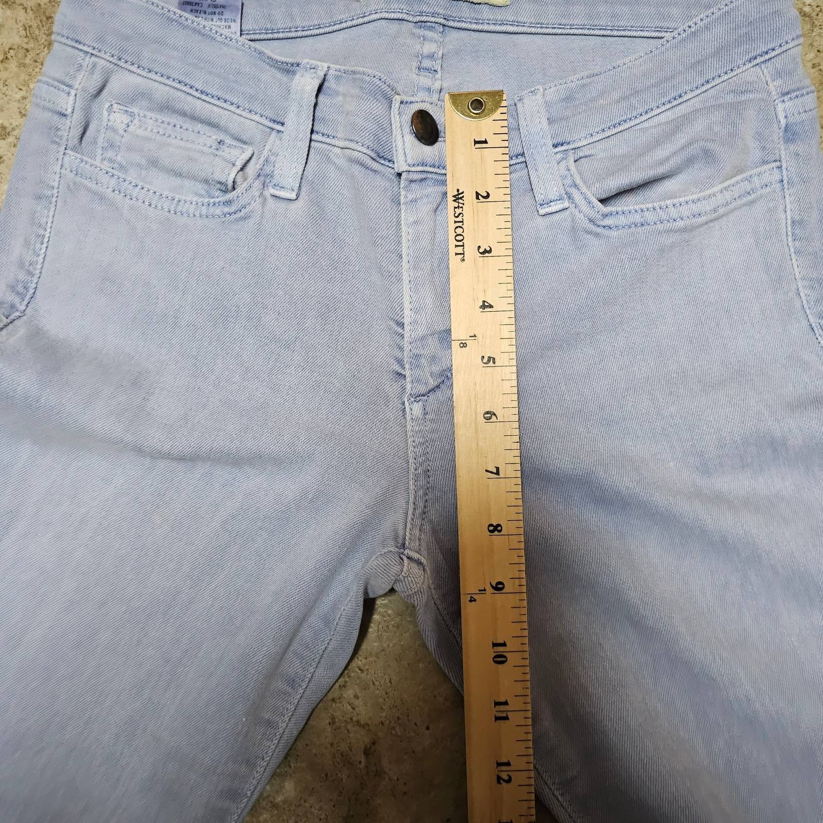 Joe Boxer Women's Joes Skinny Jeans Light Blue waist 27" inseam 28" Size 27" / US 4 / IT 40 - 8 Thumbnail