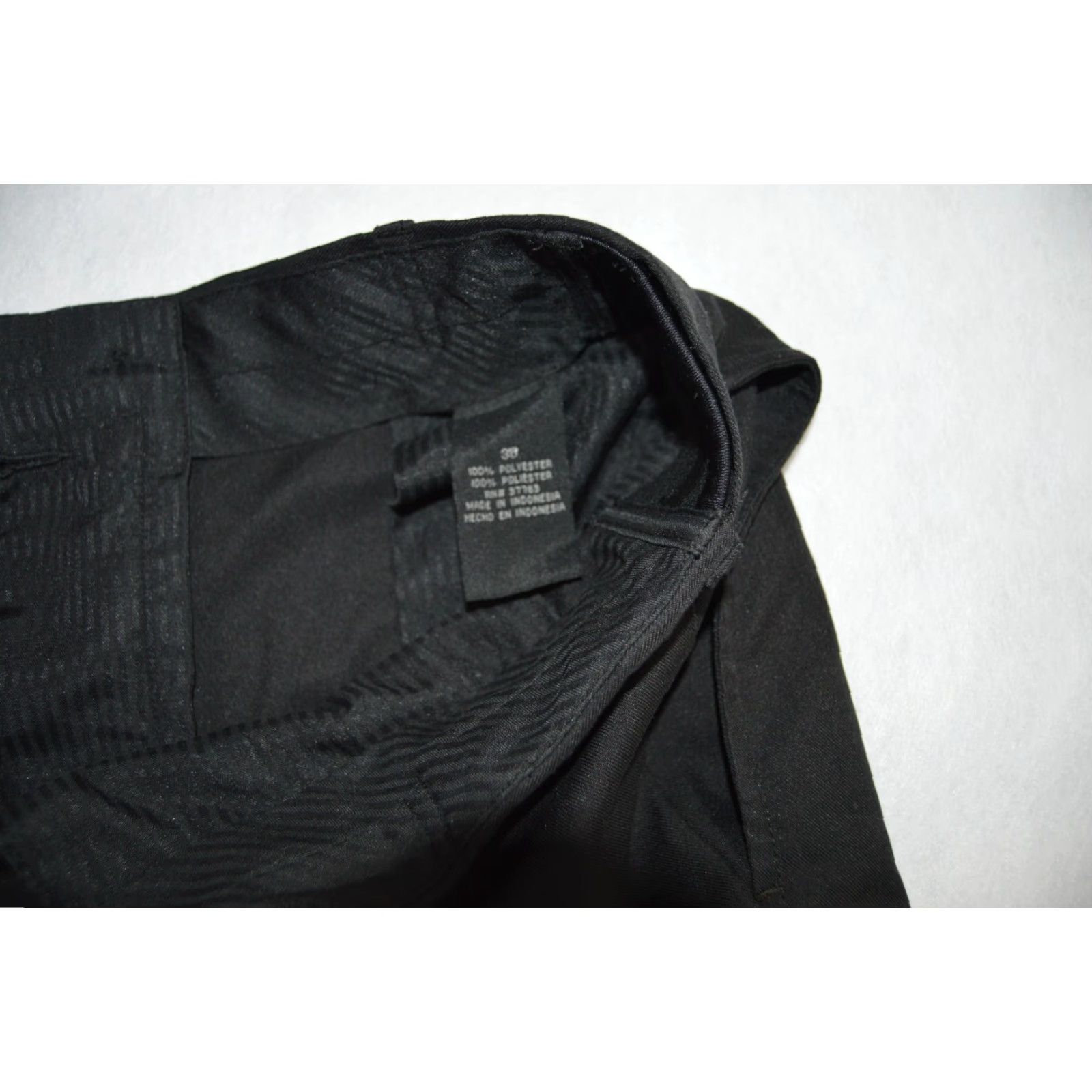 Perry Ellis MENS Perry Ellis PLEATED Shorts 38 BLACK 100% POLYESTER AMERICA Men Form Size US 38 / EU 54 - 4 Thumbnail