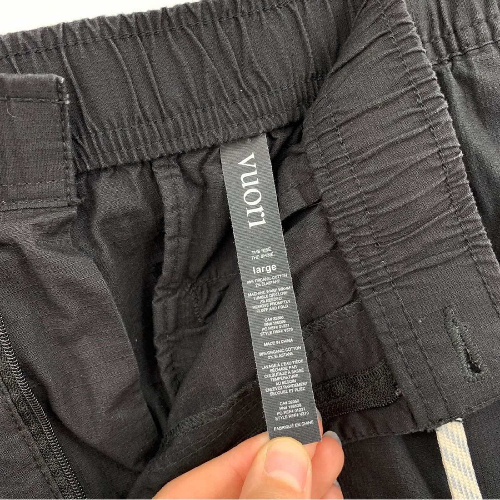 Vuori VUORI Ripstop Short Grey L Size US 32 / EU 48 - 5 Thumbnail