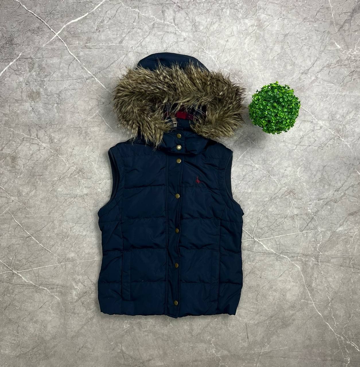 If Six Was Nine Vintage Y2K Crpped Faux Fur Vest LGB Style UNISEX