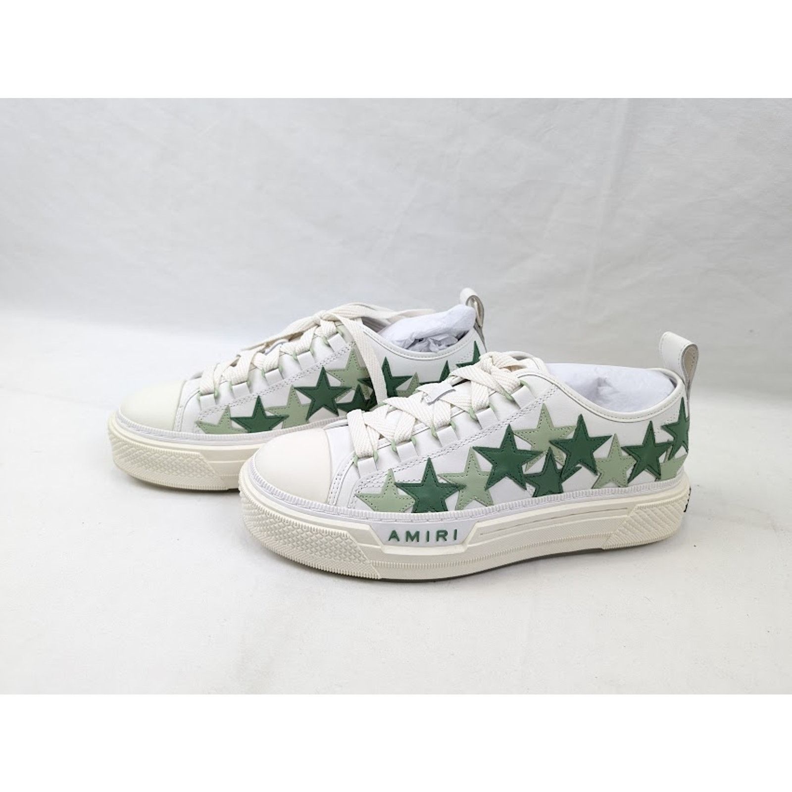 Amiri o1rshd1 Stars Court Low-Top Sneakers in Mint Size US 14 / EU 47 - 16 Thumbnail