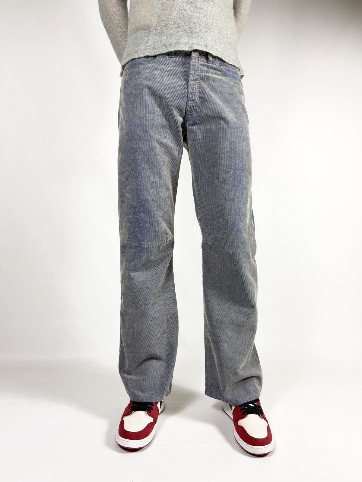 Edwin Edwin Corduroy Striped Flared Pants Size US 32 / EU 48 - 3 Thumbnail