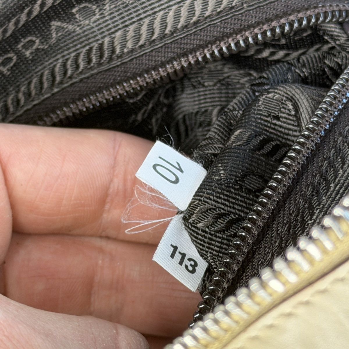 Prada Prada Vintage Leather Bag Beige Size ONE SIZE - 14 Thumbnail