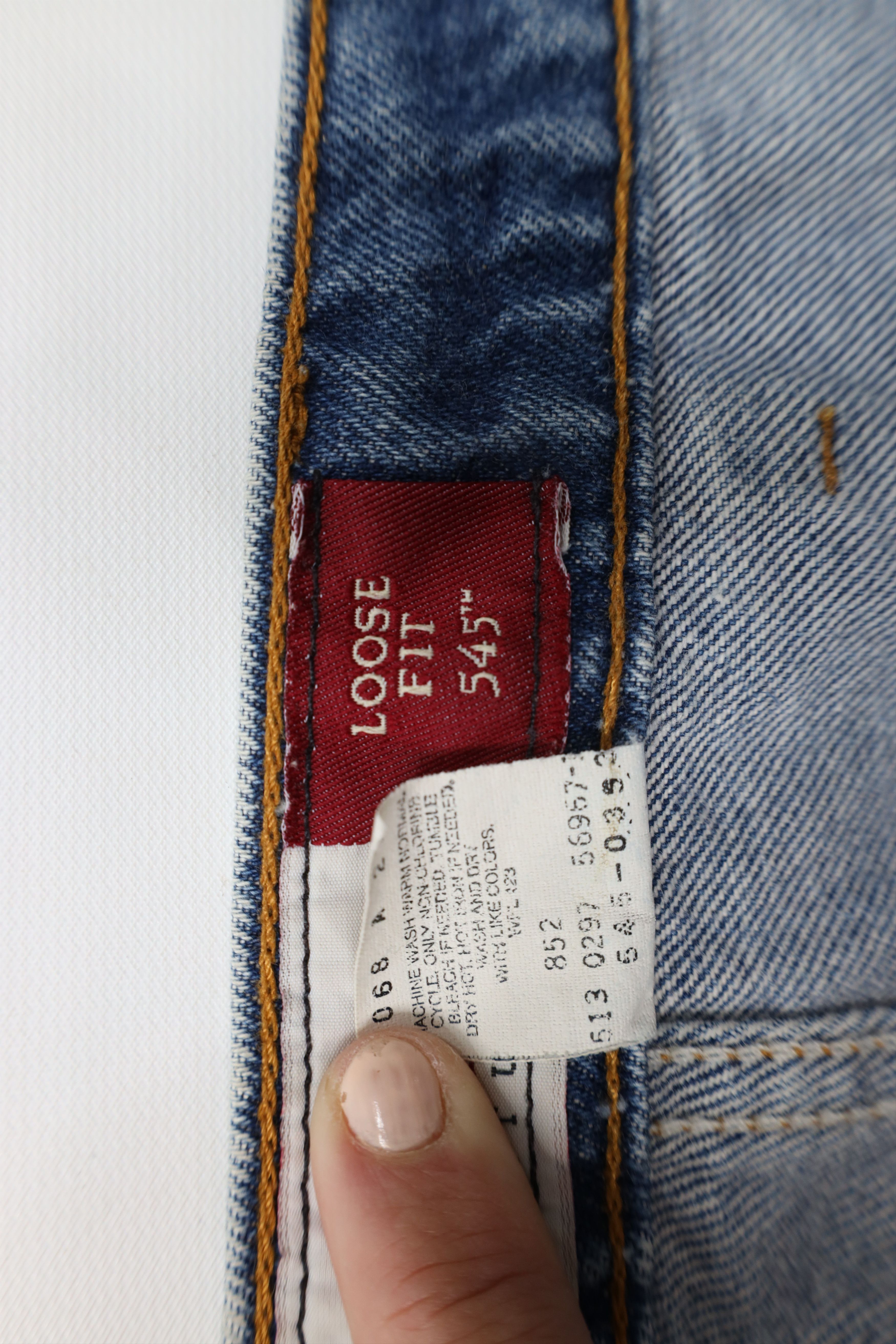 Levi's × Vintage Vintage 90s Levis 545 Baggy Loose Fit Denim Jeans USA Size US 44 / EU 60 - 8 Thumbnail