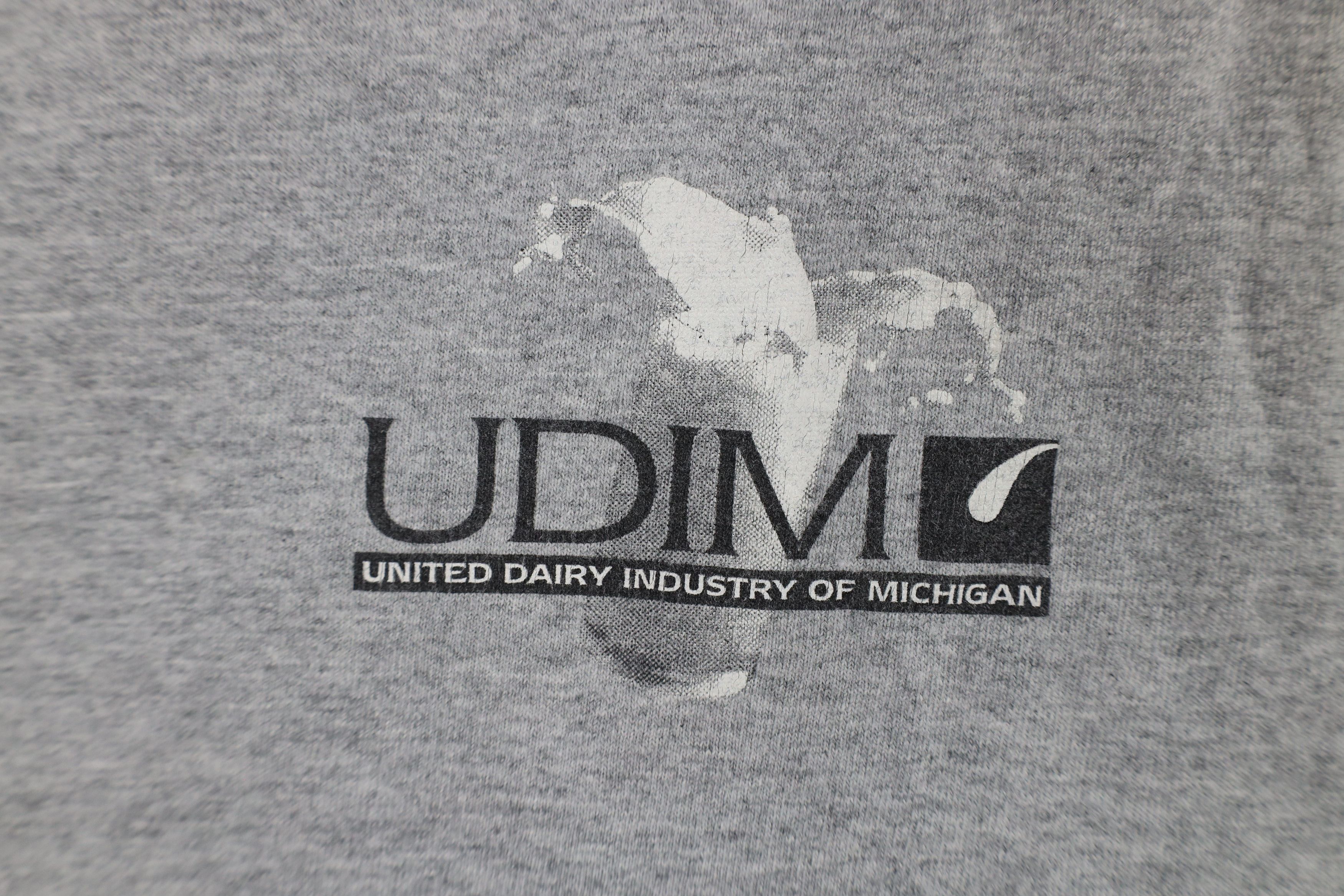 Vintage Vintage Dairy Industry of Michigan Got Milk T-Shirt Gray Size L / US 10 / IT 46 - 4 Thumbnail
