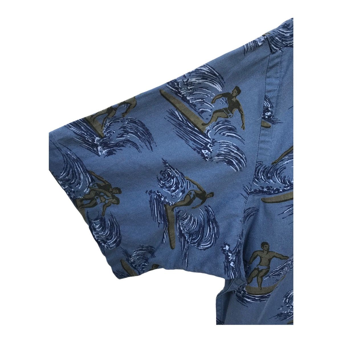 Polo Ralph Lauren Vintage Polo Ralph Lauren Surfing Overprinted Button Down Size US XL / EU 56 / 4 - 4 Thumbnail